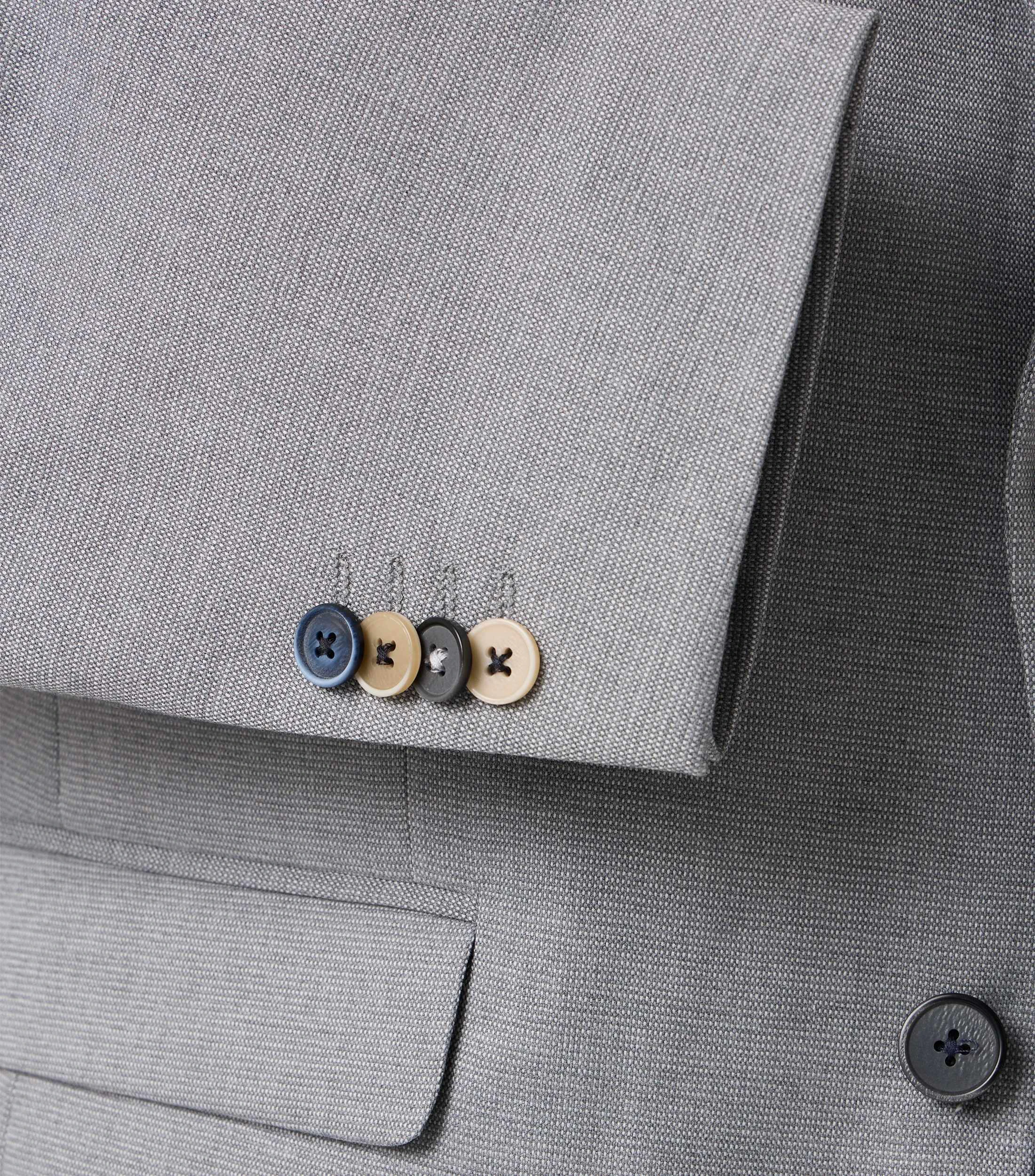 Sakko im unifarbenen Design in der Farbe 700 silber