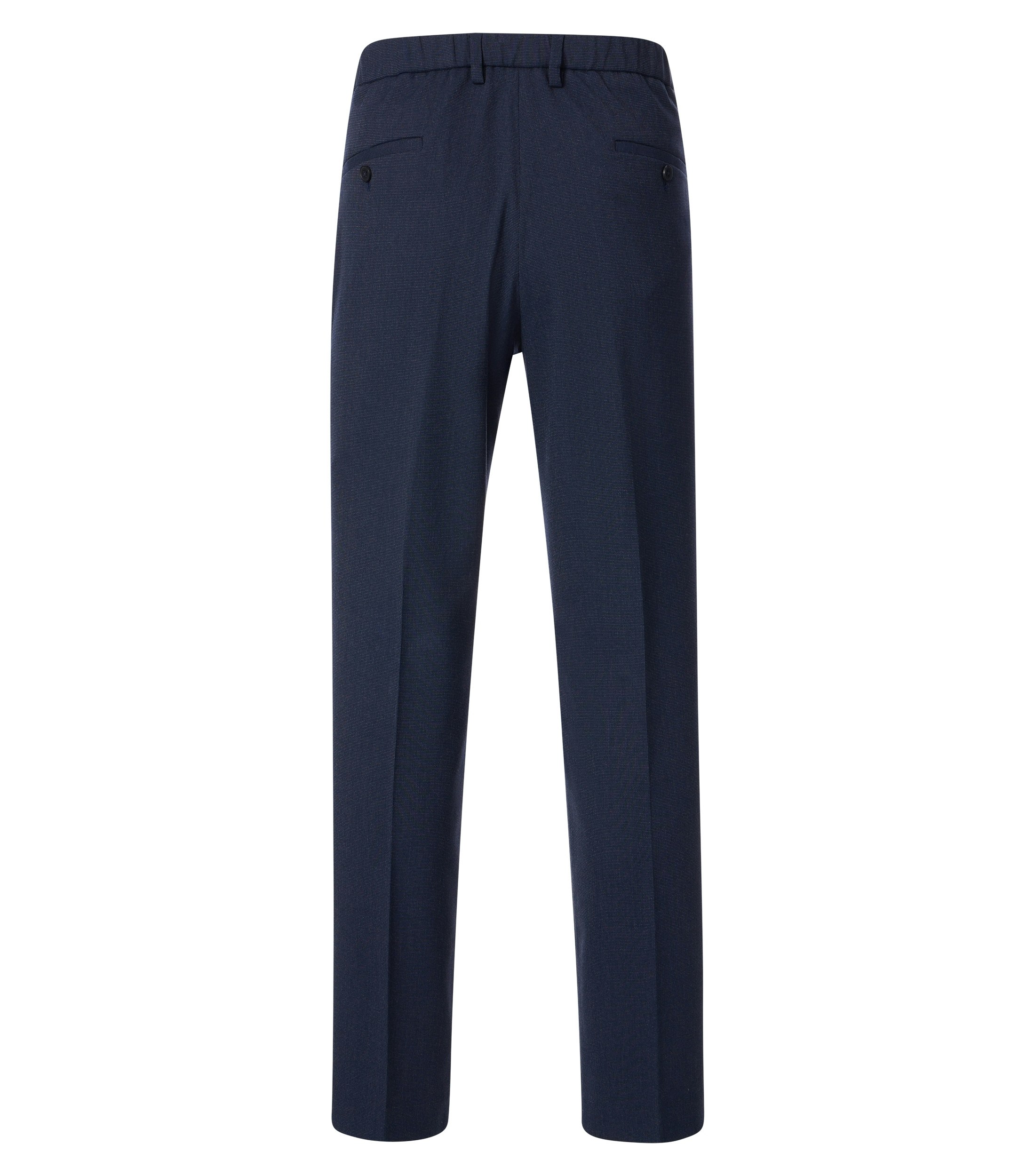 Eine Chino im uni Muster in der Farbe 108 blau