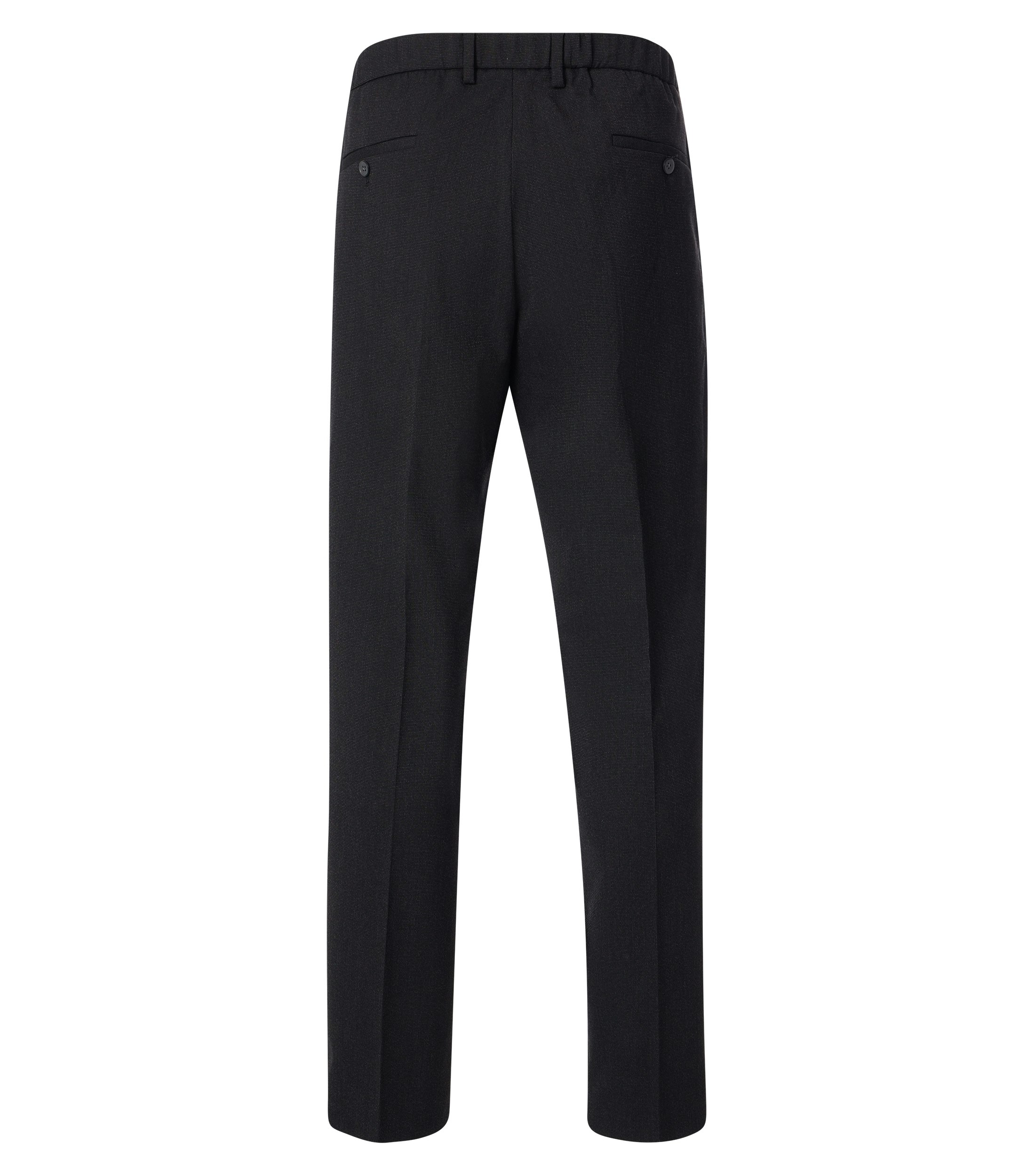 Ein Hose im uni Muster in der Farbe Schwarz