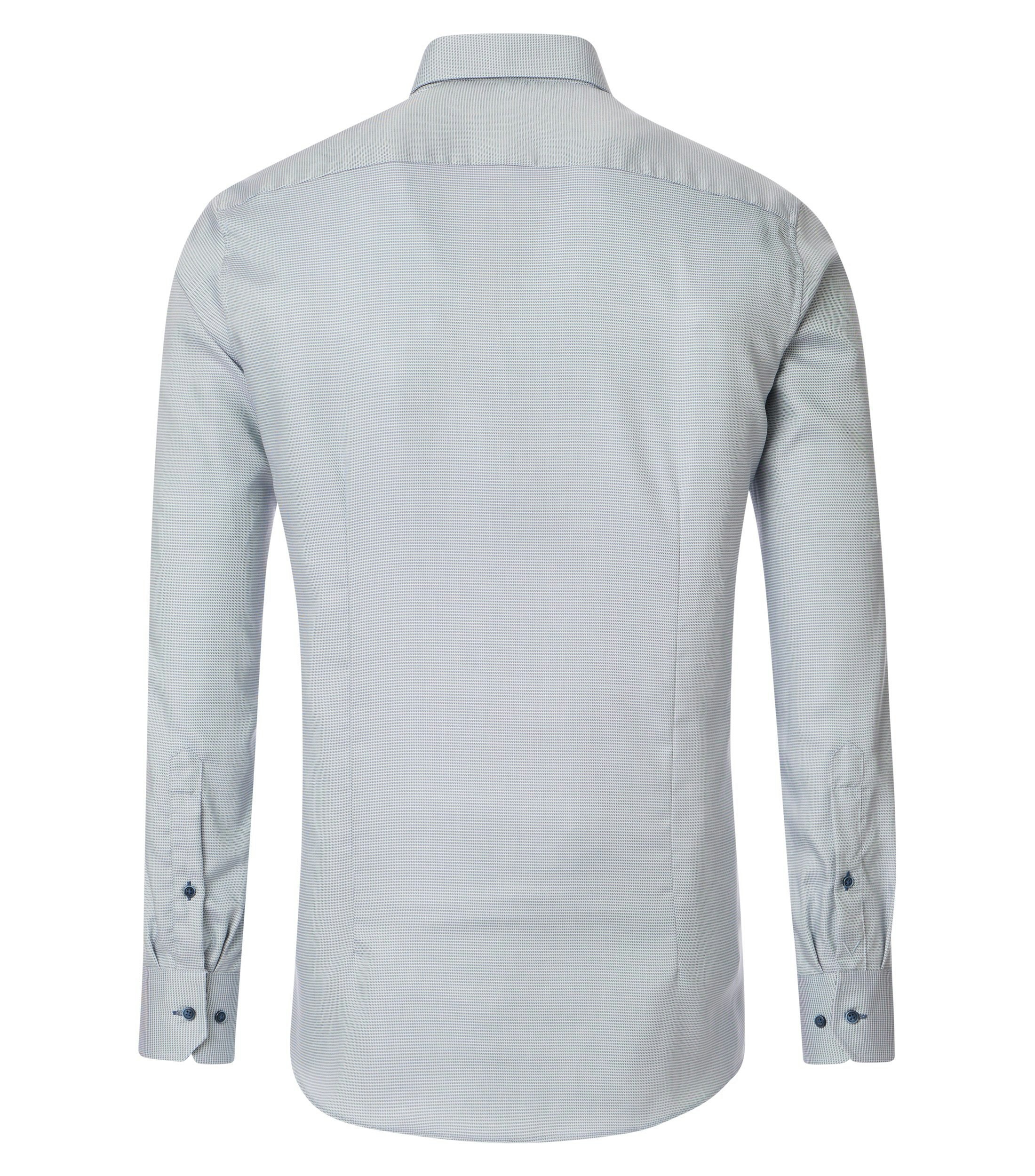 Ein Businesshemd im uni Muster in der Farbe Weißblau