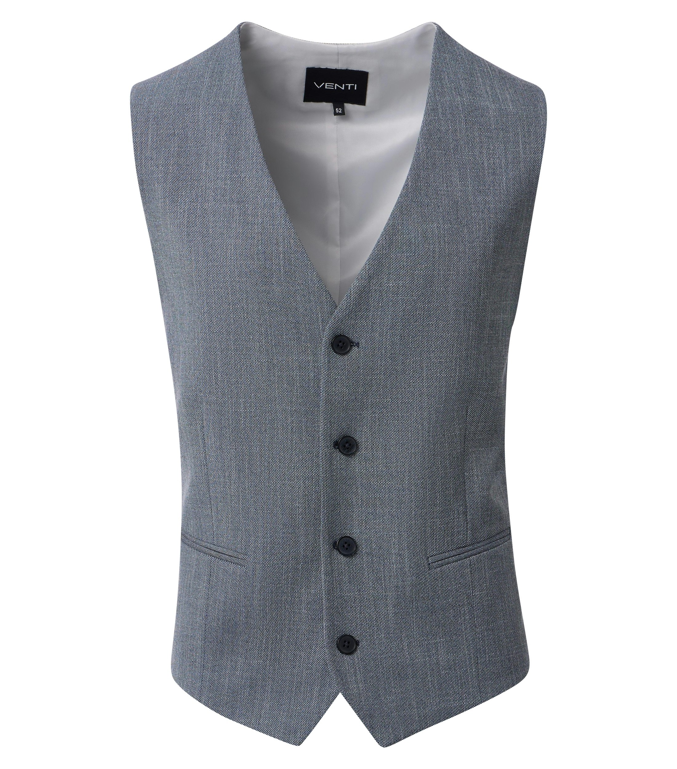 Ein Weste im uni Muster in der Farbe Blau