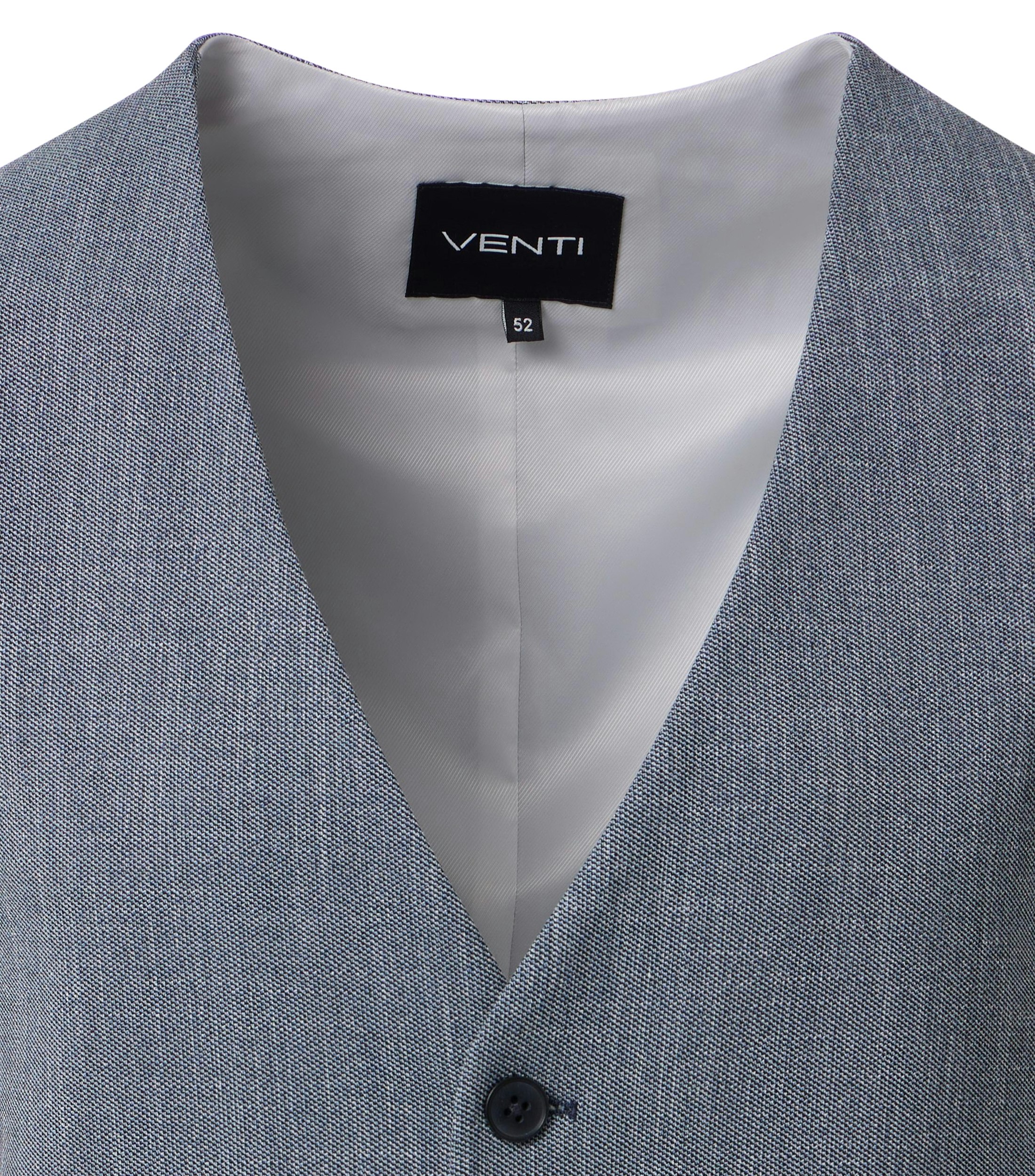 Ein Weste im uni Muster in der Farbe Blau