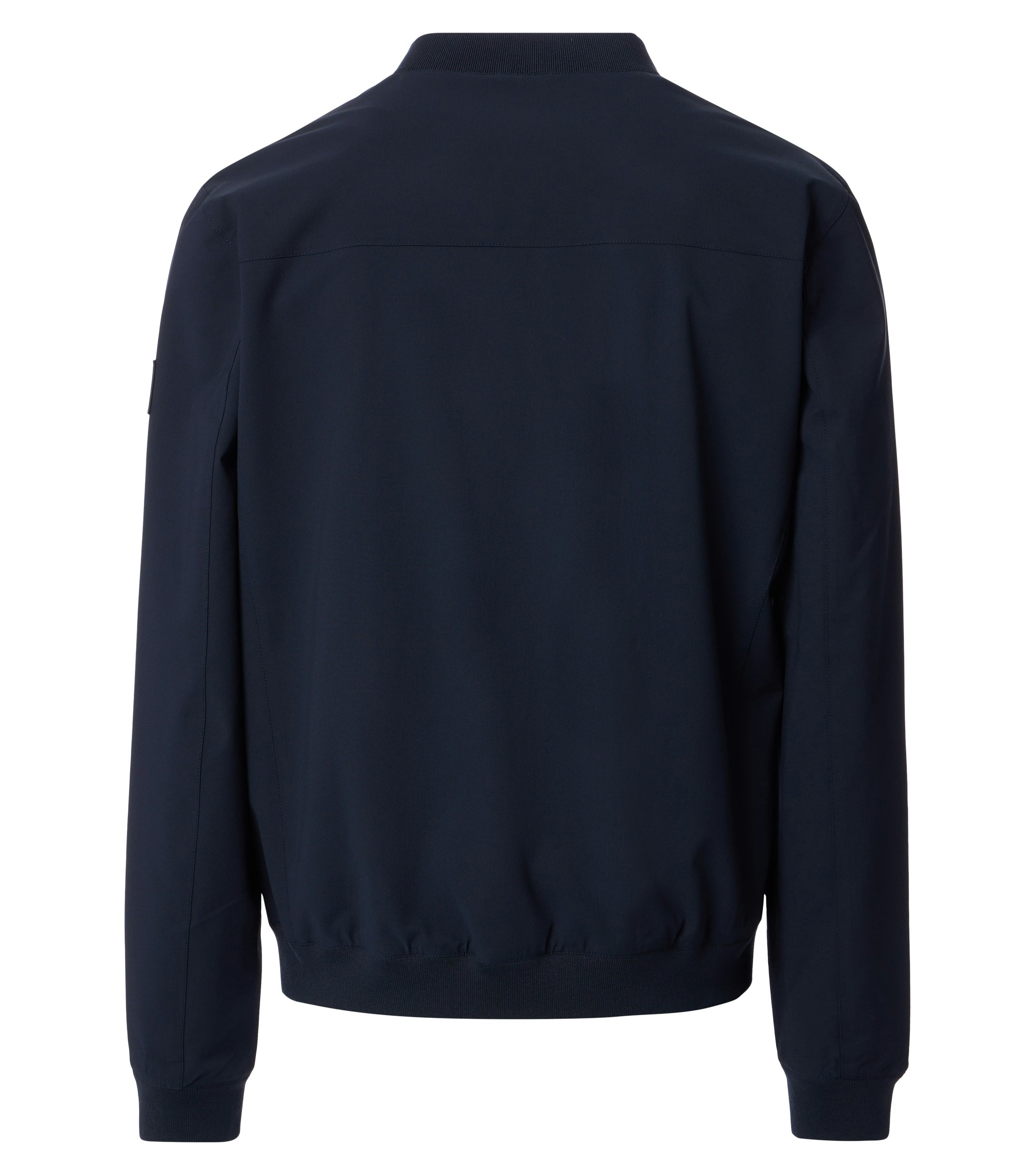 Ein Jacke im uni Muster in der Farbe Dunkelblau