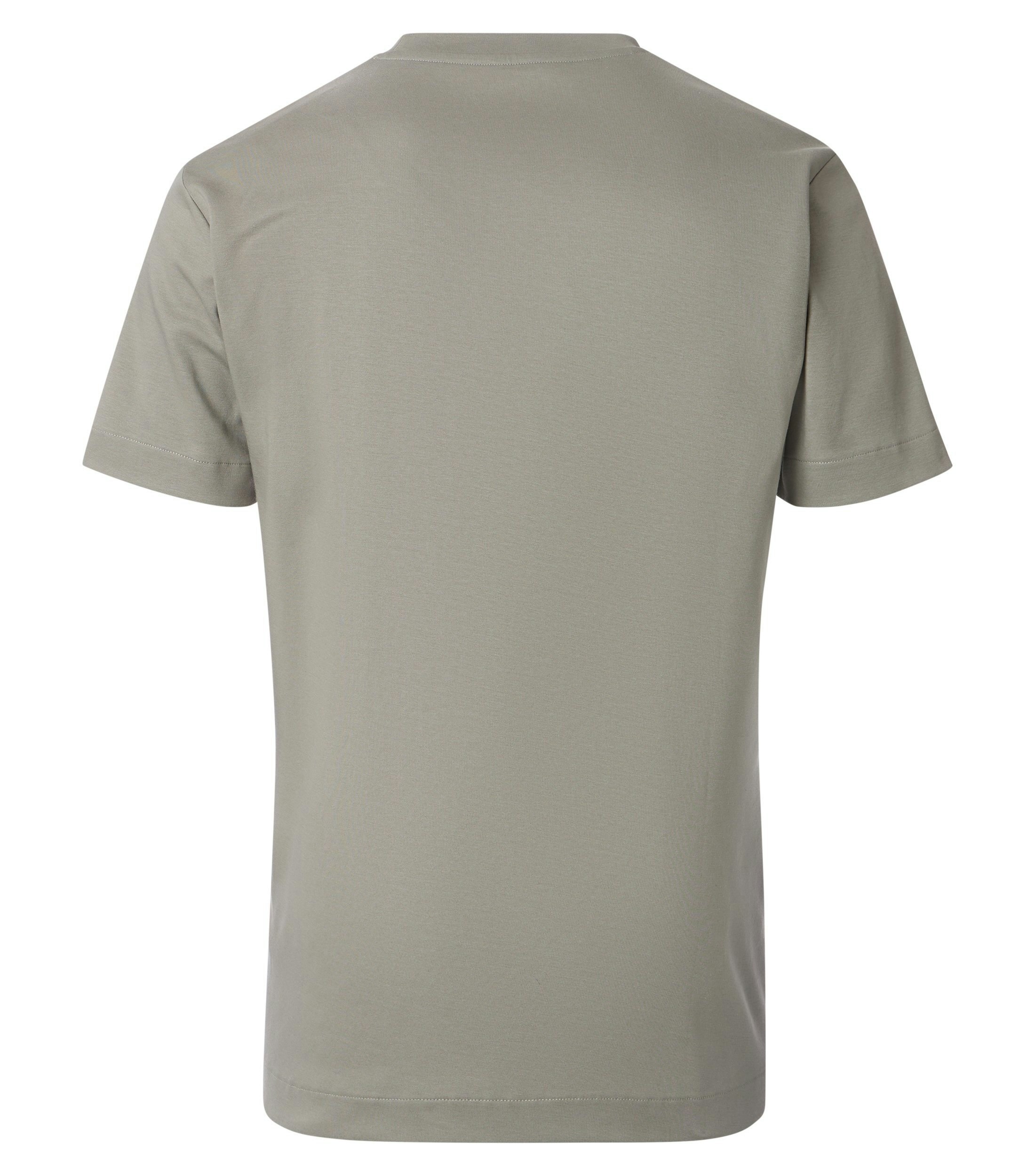 Ein T-Shirt im uni Muster in der Farbe Hellgrün