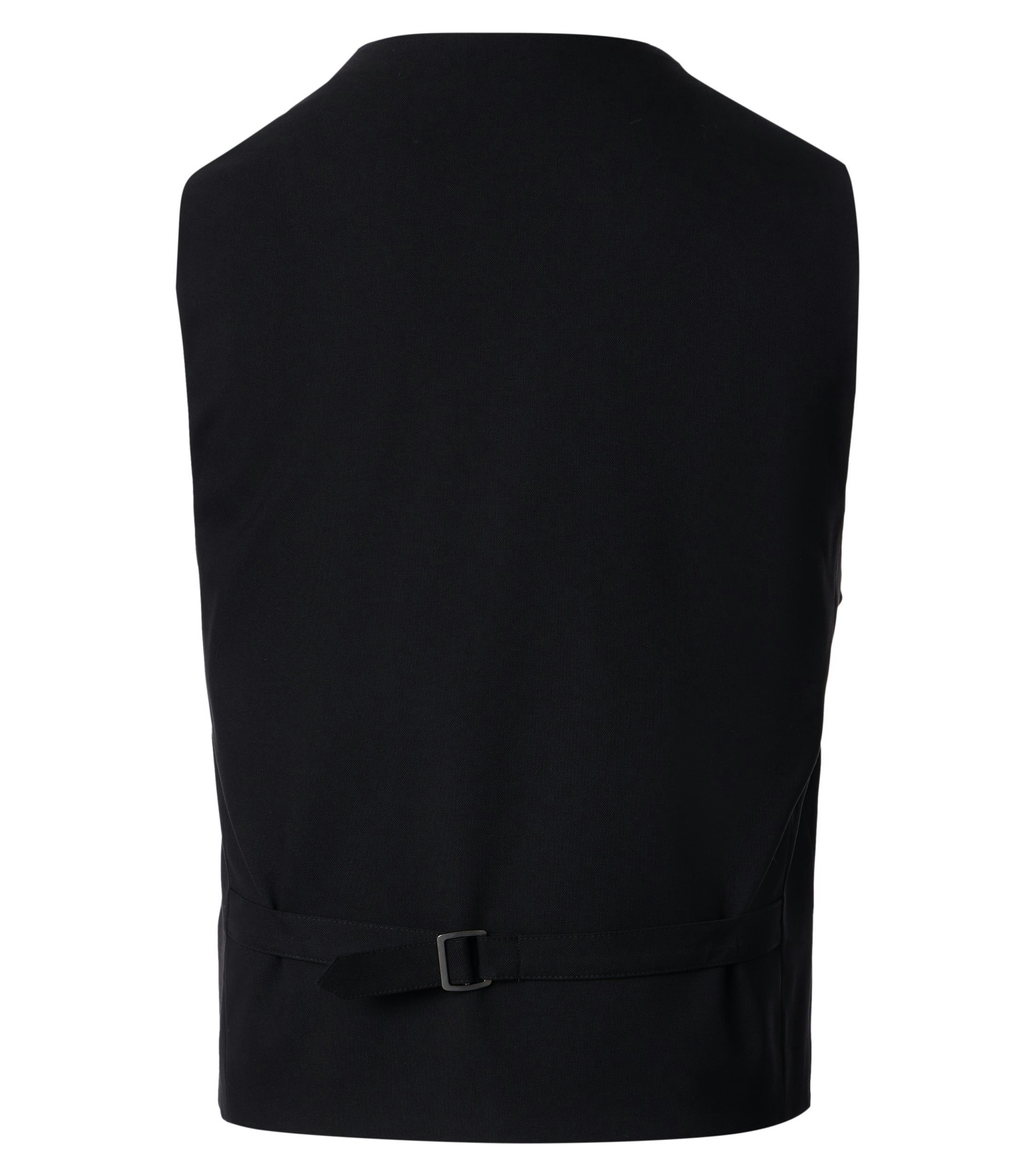 Eine Weste im uni Muster in der Farbe Schwarz