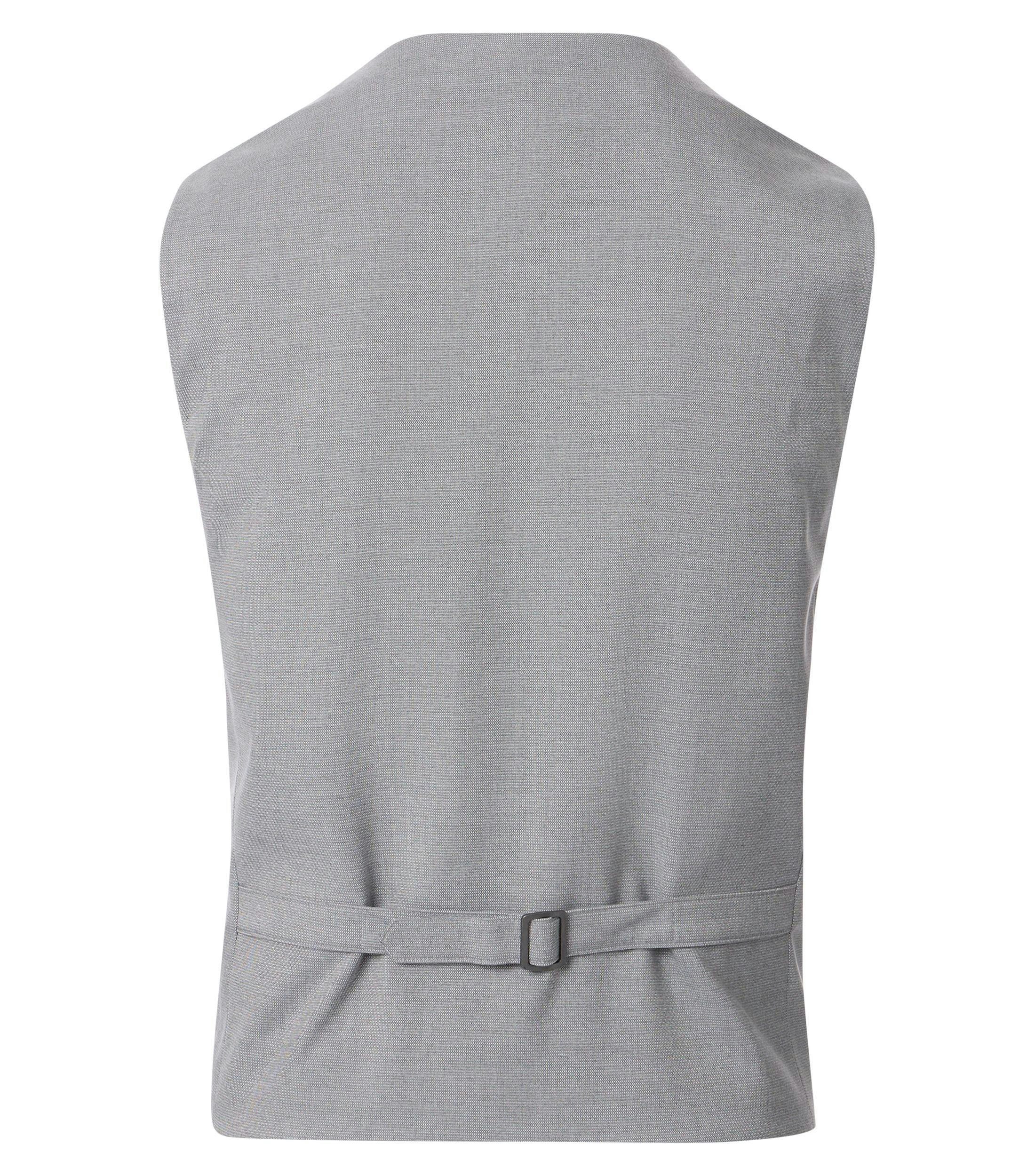 Ein Weste im uni Muster in der Farbe Grau