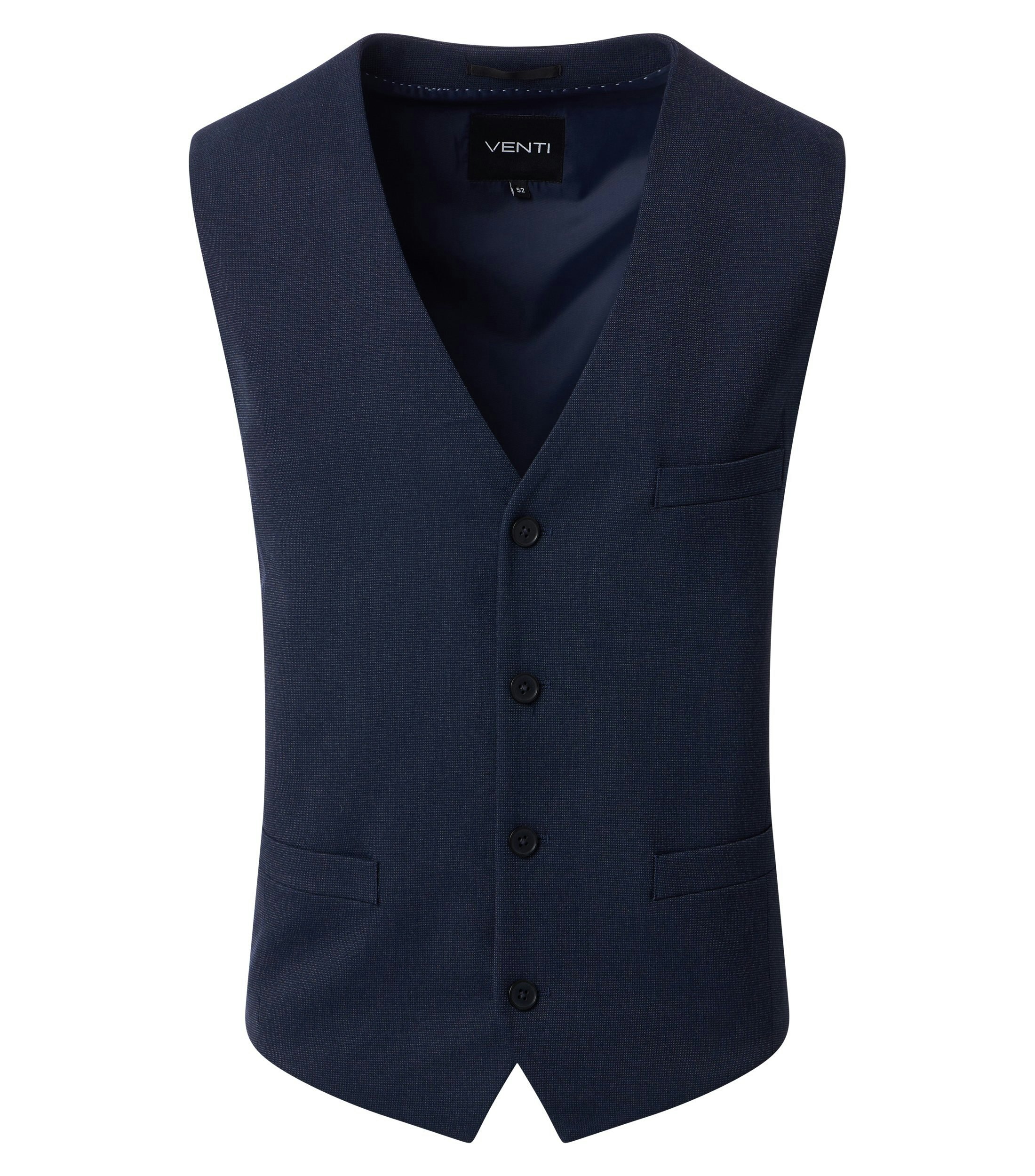 Ein Weste im uni Muster in der Farbe Dunkelblau