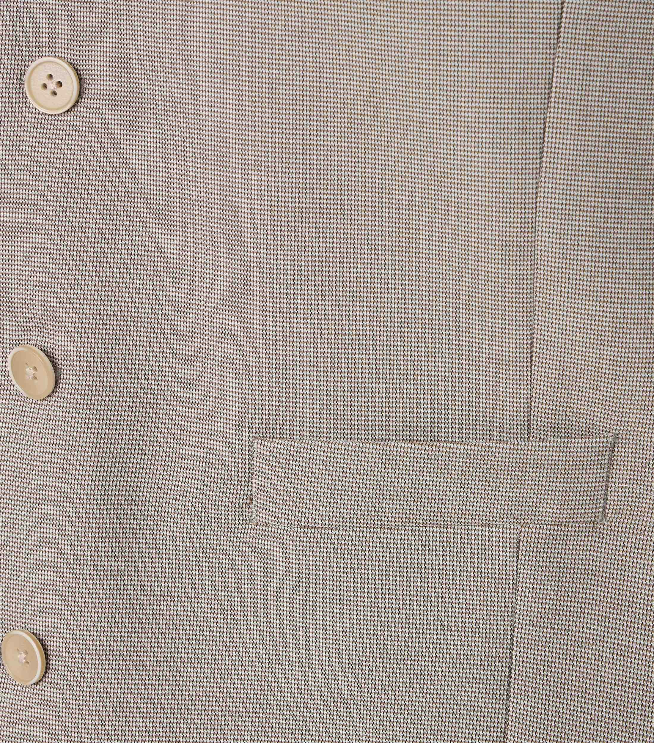 Ein Weste im uni Muster in der Farbe Beige