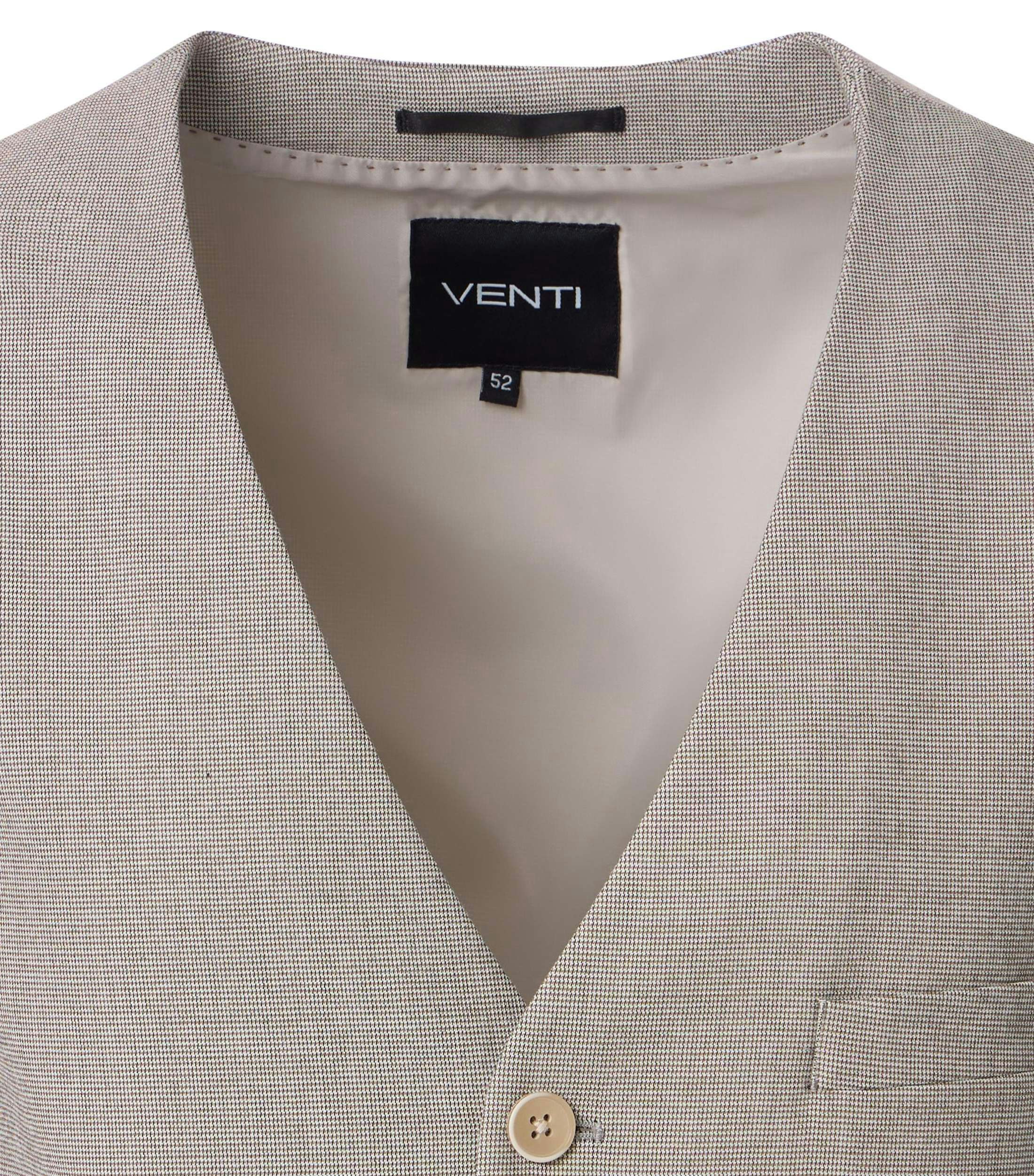 Ein Weste im uni Muster in der Farbe Beige