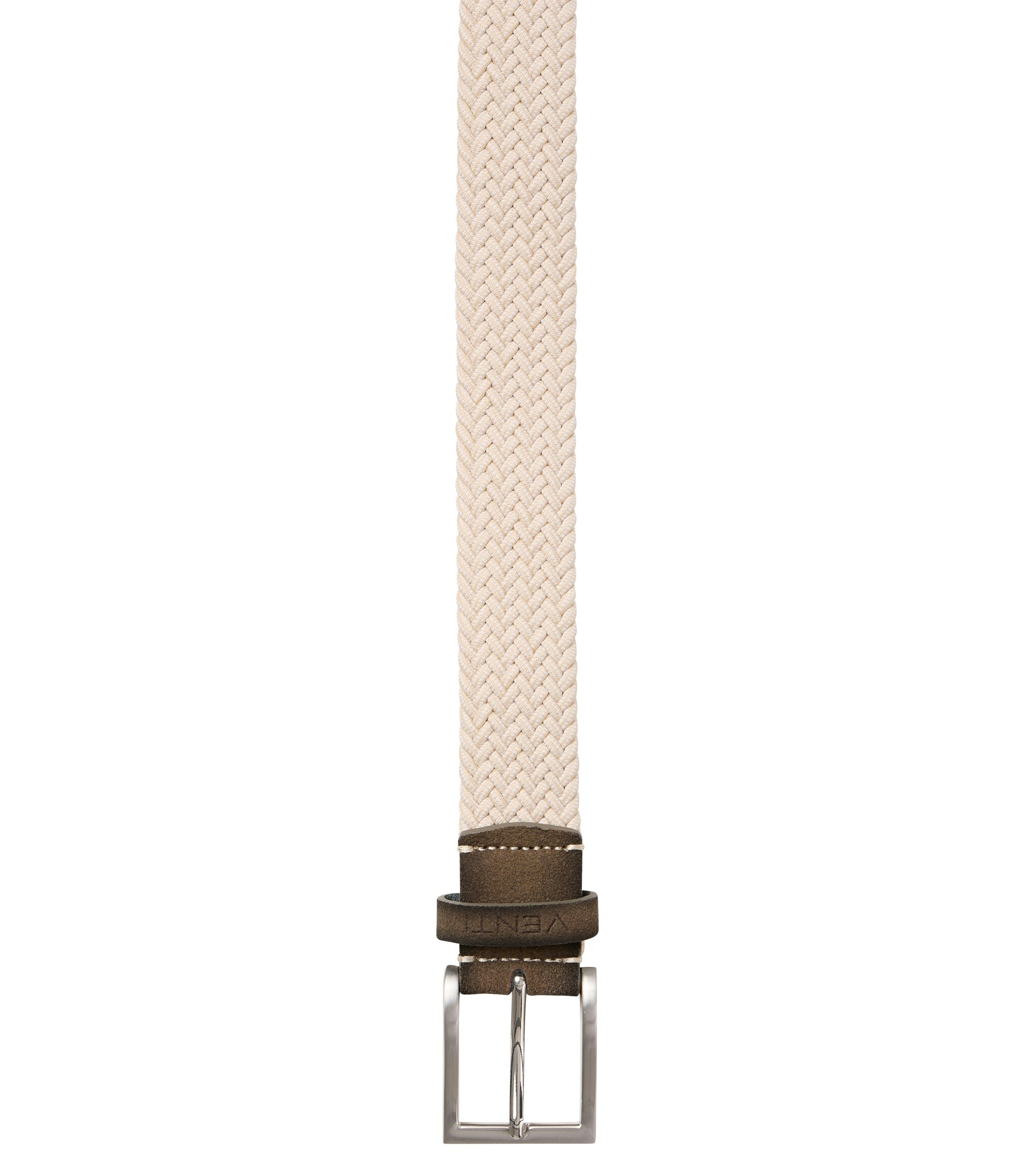 Ein Gürtel im uni Muster in der Farbe Beige