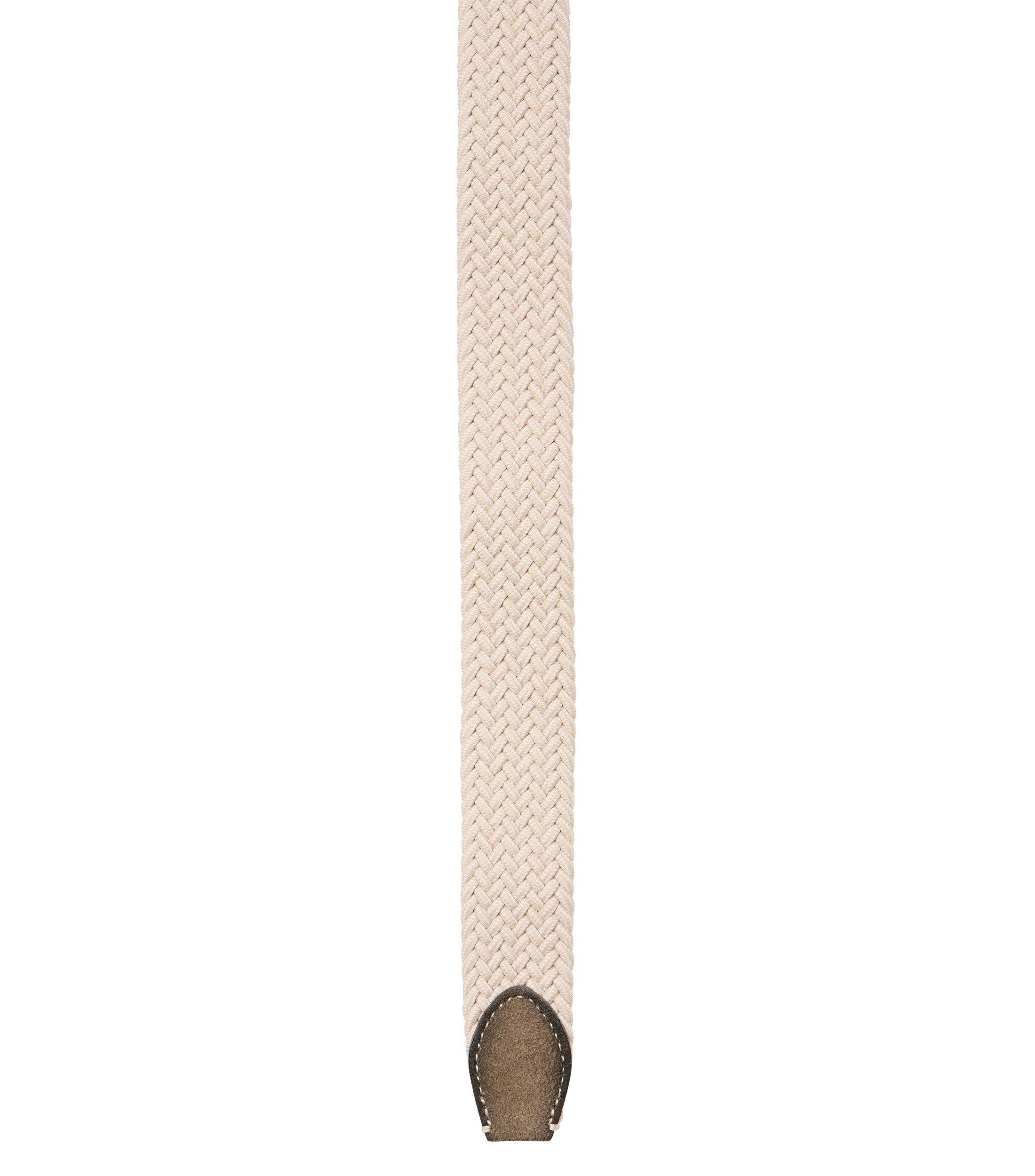Ein Gürtel im uni Muster in der Farbe Beige