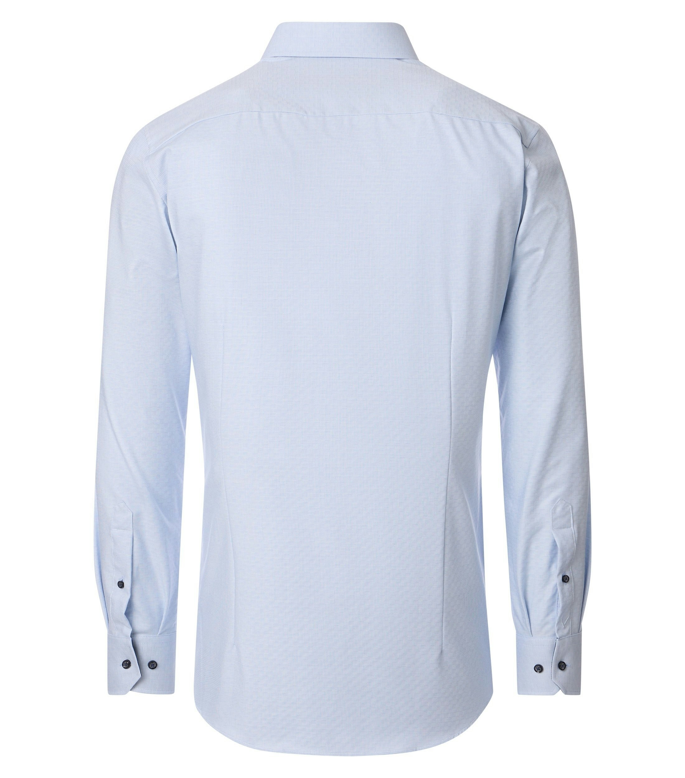 Ein Businesshemd im uni Muster in der Farbe Hellblau