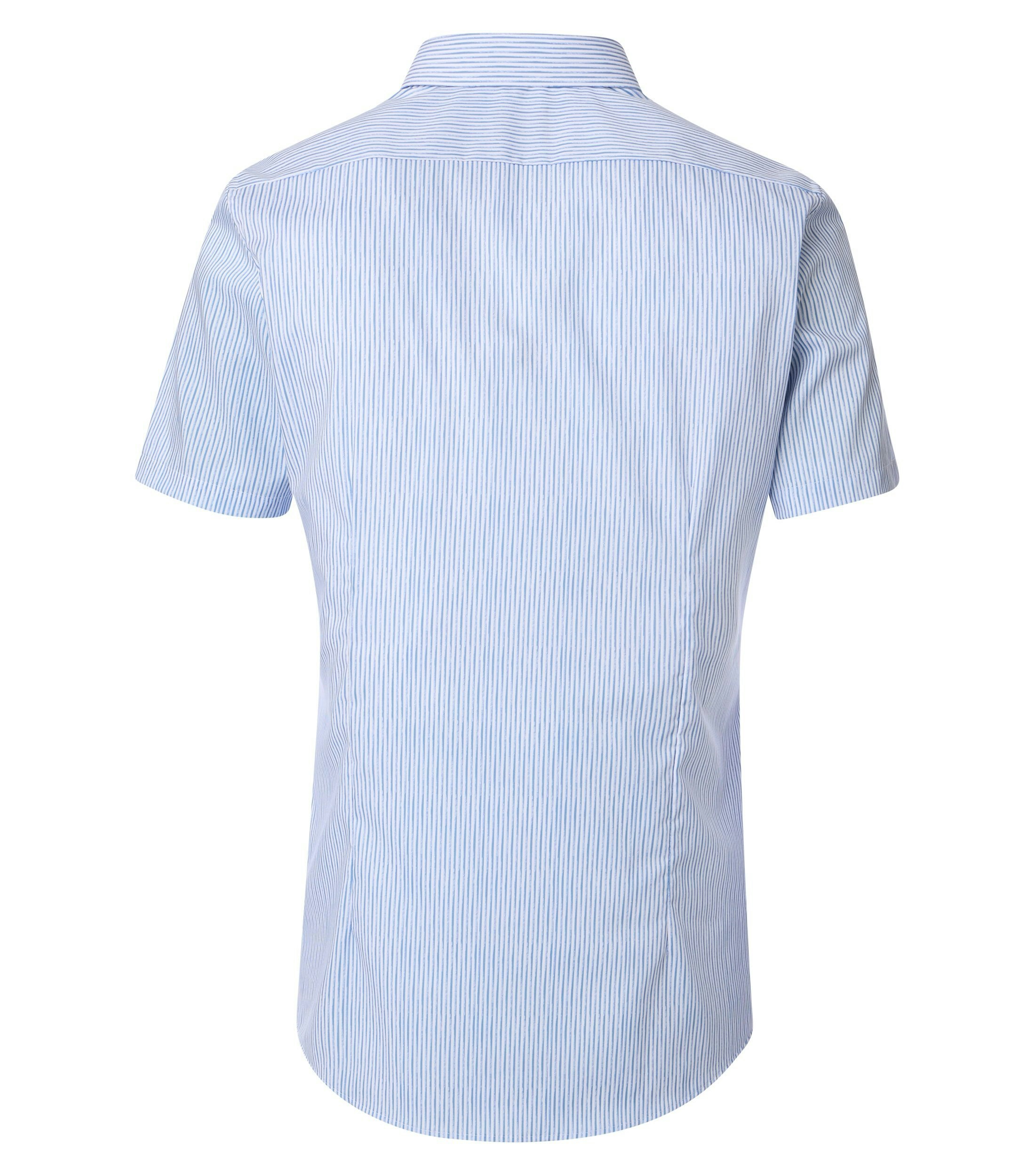 Ein Businesshemd im Print Muster in der Farbe Hellblau