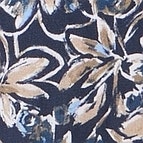 Ein Businesshemd im Print Muster in der Farbe Dunkelblau