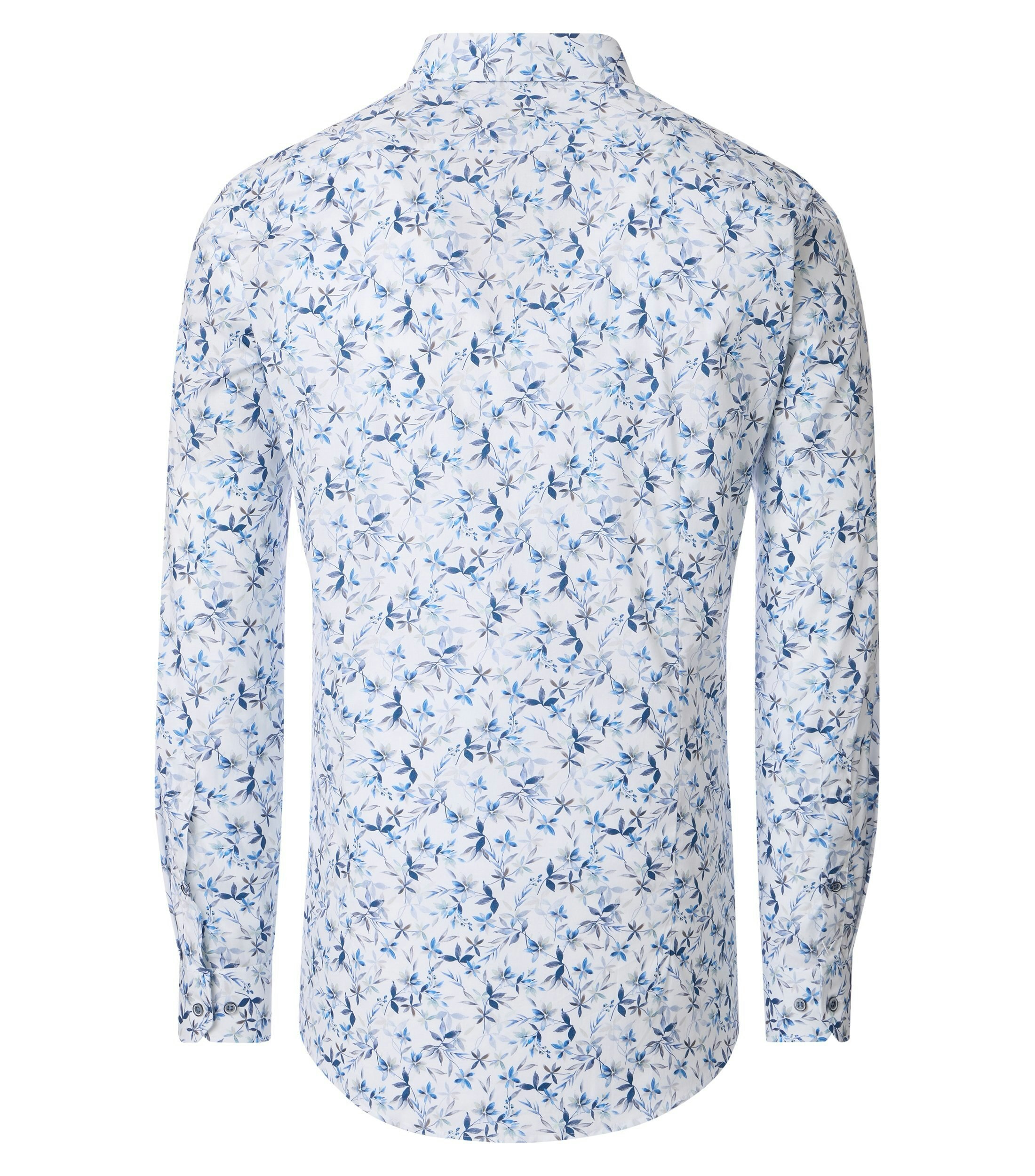 Ein Businesshemd im Print Muster in der Farbe Hellblau