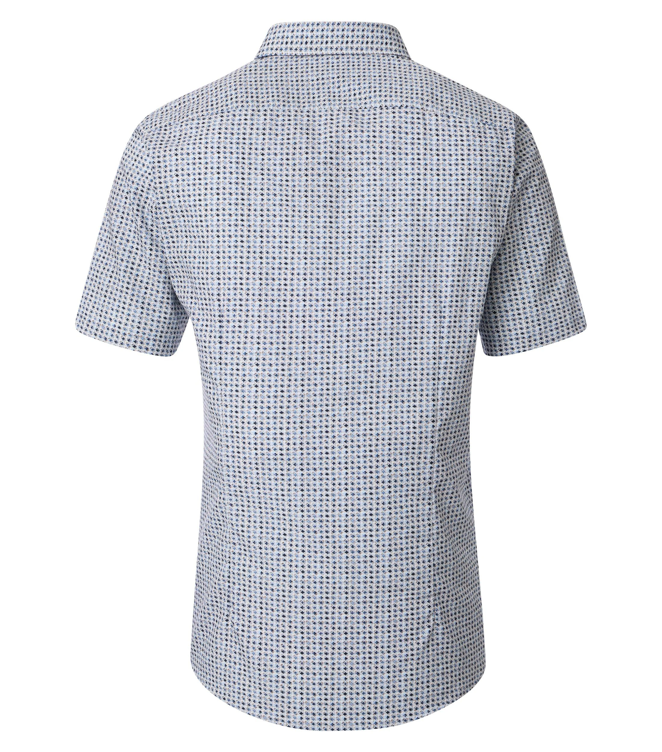 Businesshemd im Print-Muster in der Farbe Beige