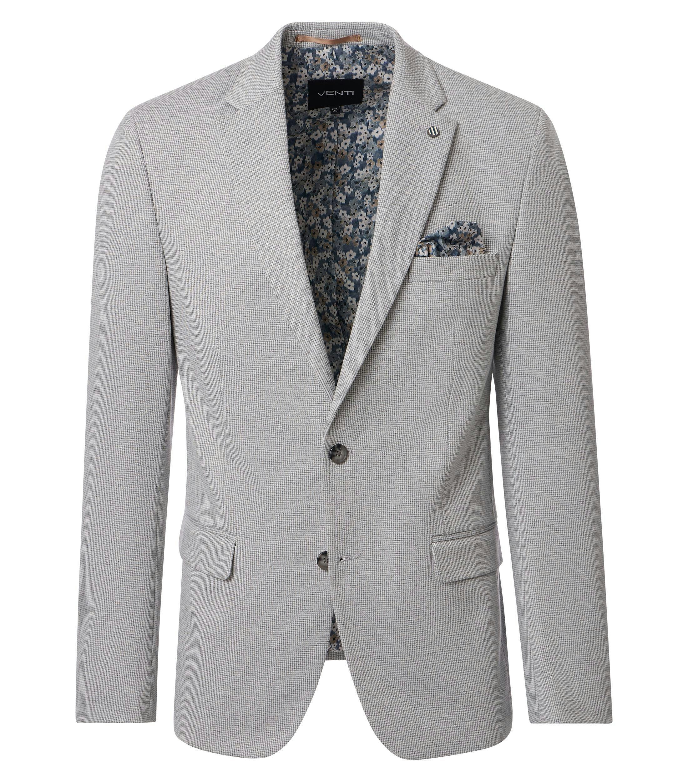 Ein Sakko im uni Muster in der Farbe Grau