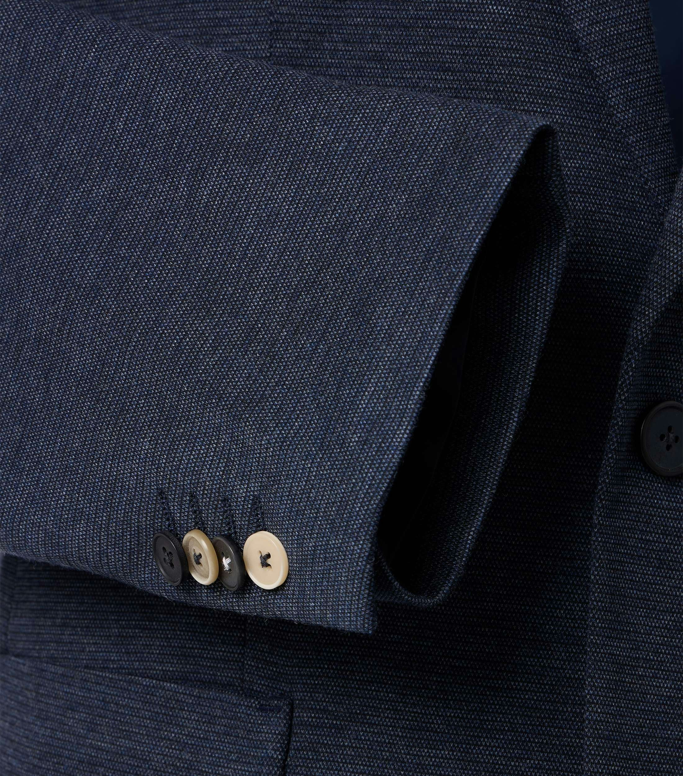 Ein Sakko im uni Muster in der Farbe Dunkelblau