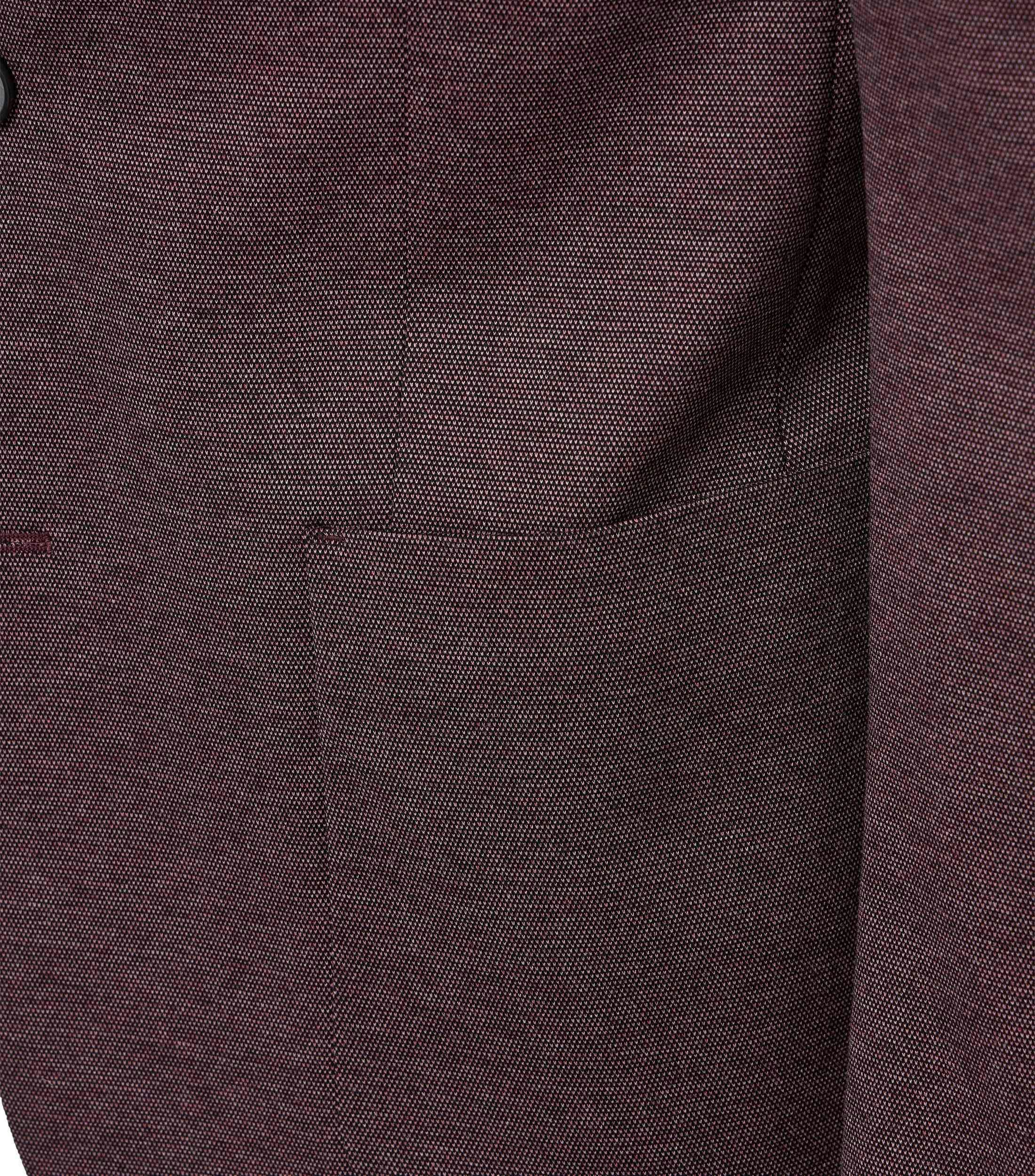Ein Sakko im uni Muster in der Farbe Bordeauxrot