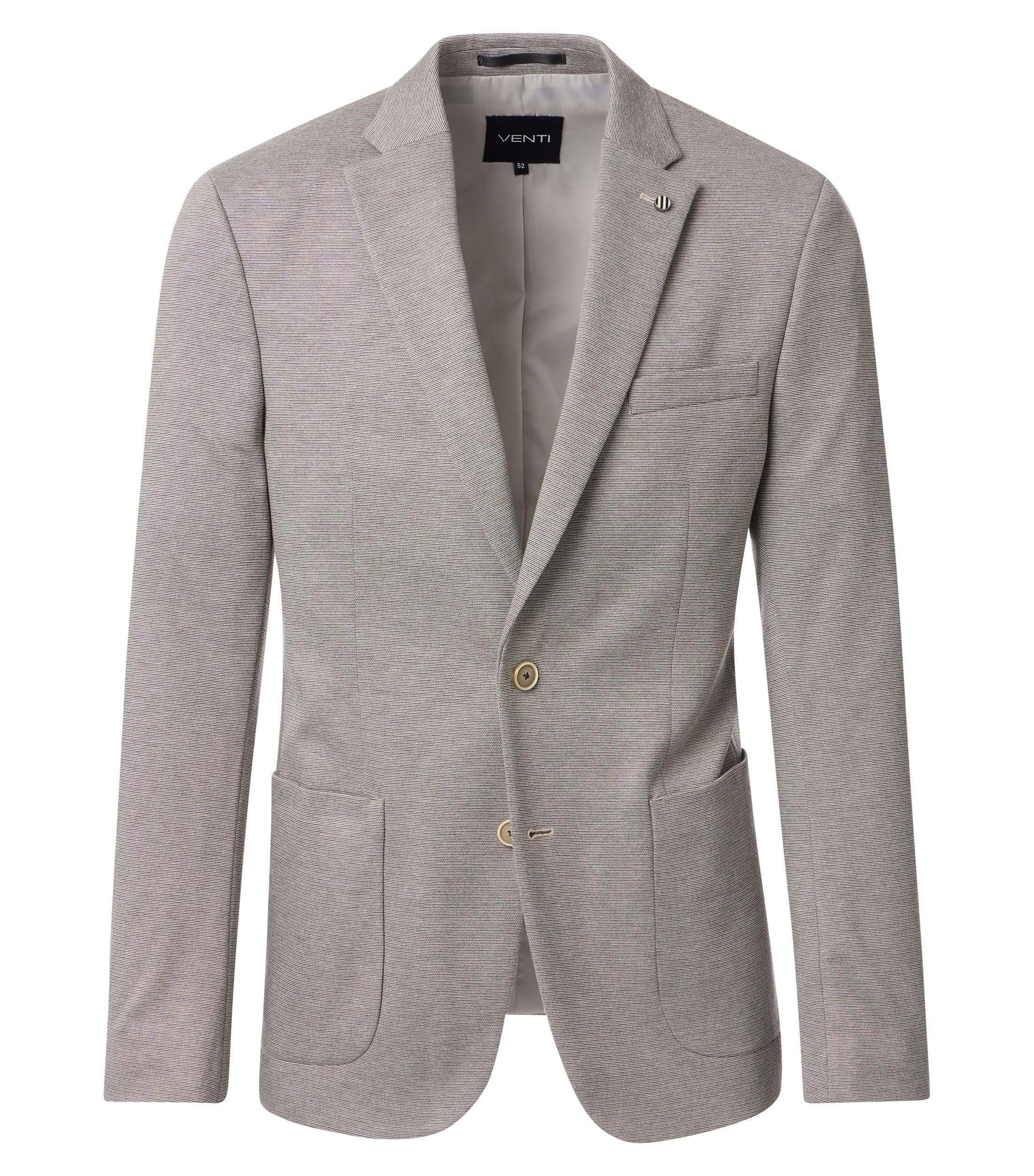 Ein Sakko im uni Muster in der Farbe Beige