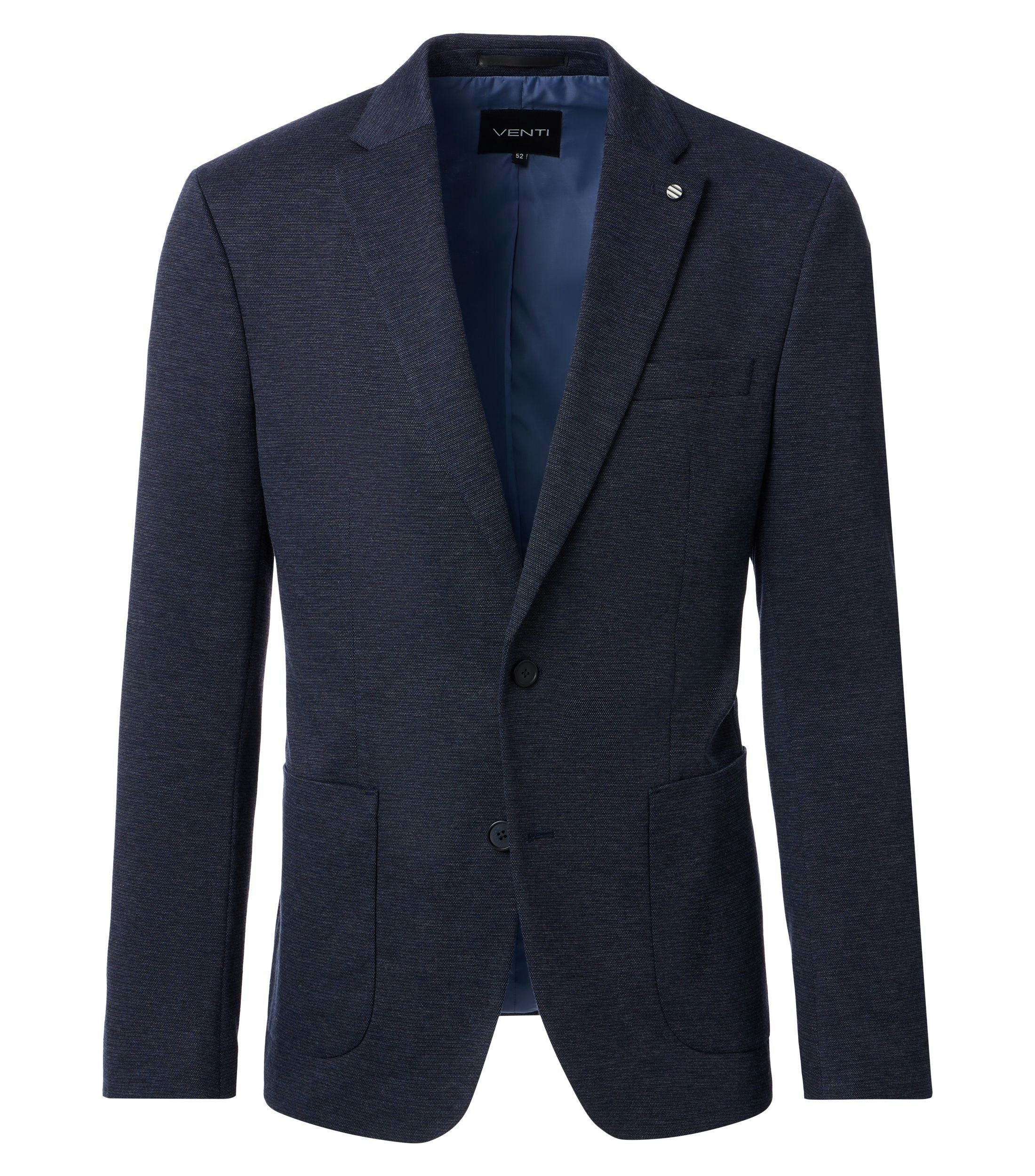 Ein Sakko im uni Muster in der Farbe Dunkelblau