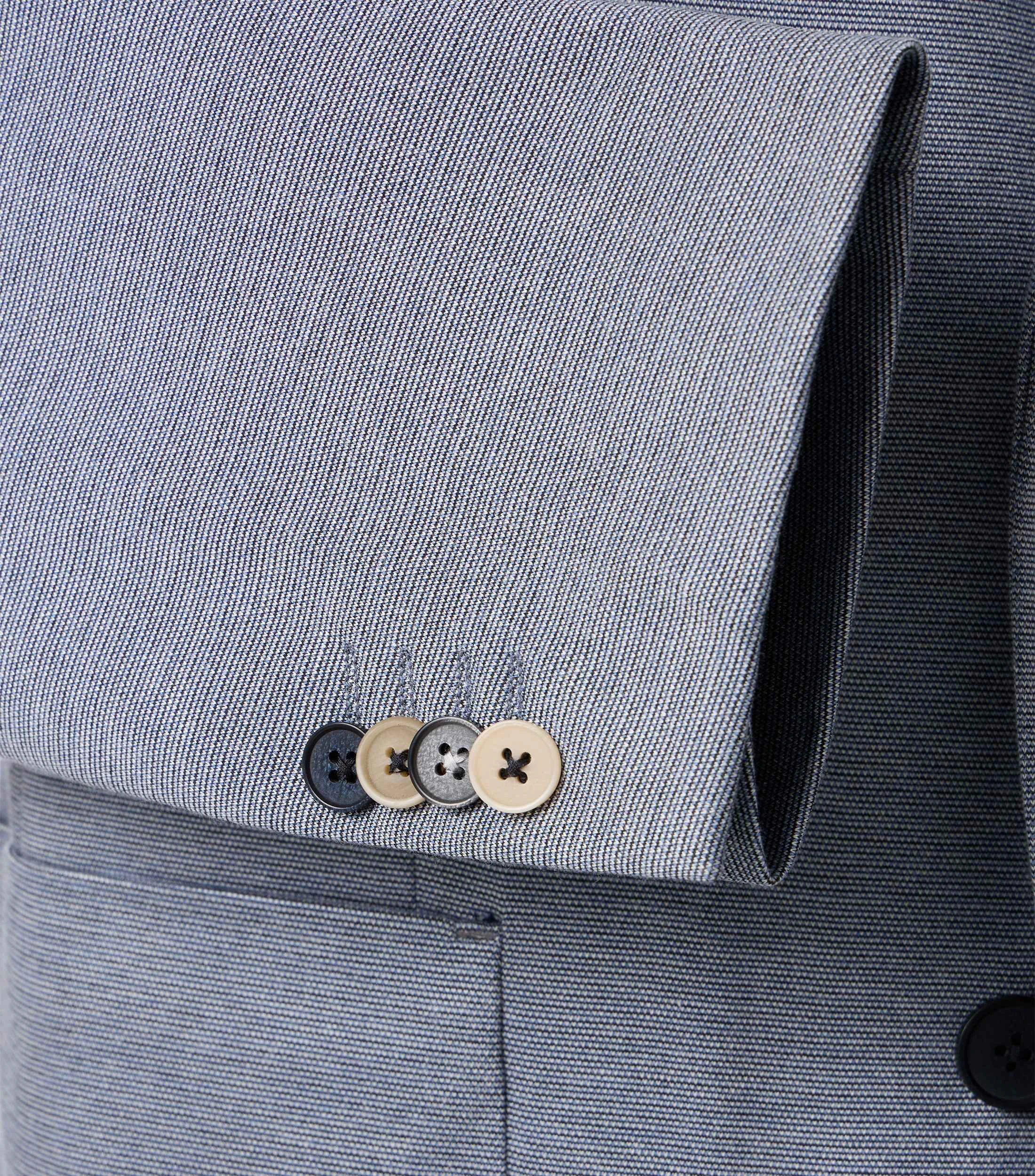 Sakko im unifarbenen Design in der Farbe 132 blau