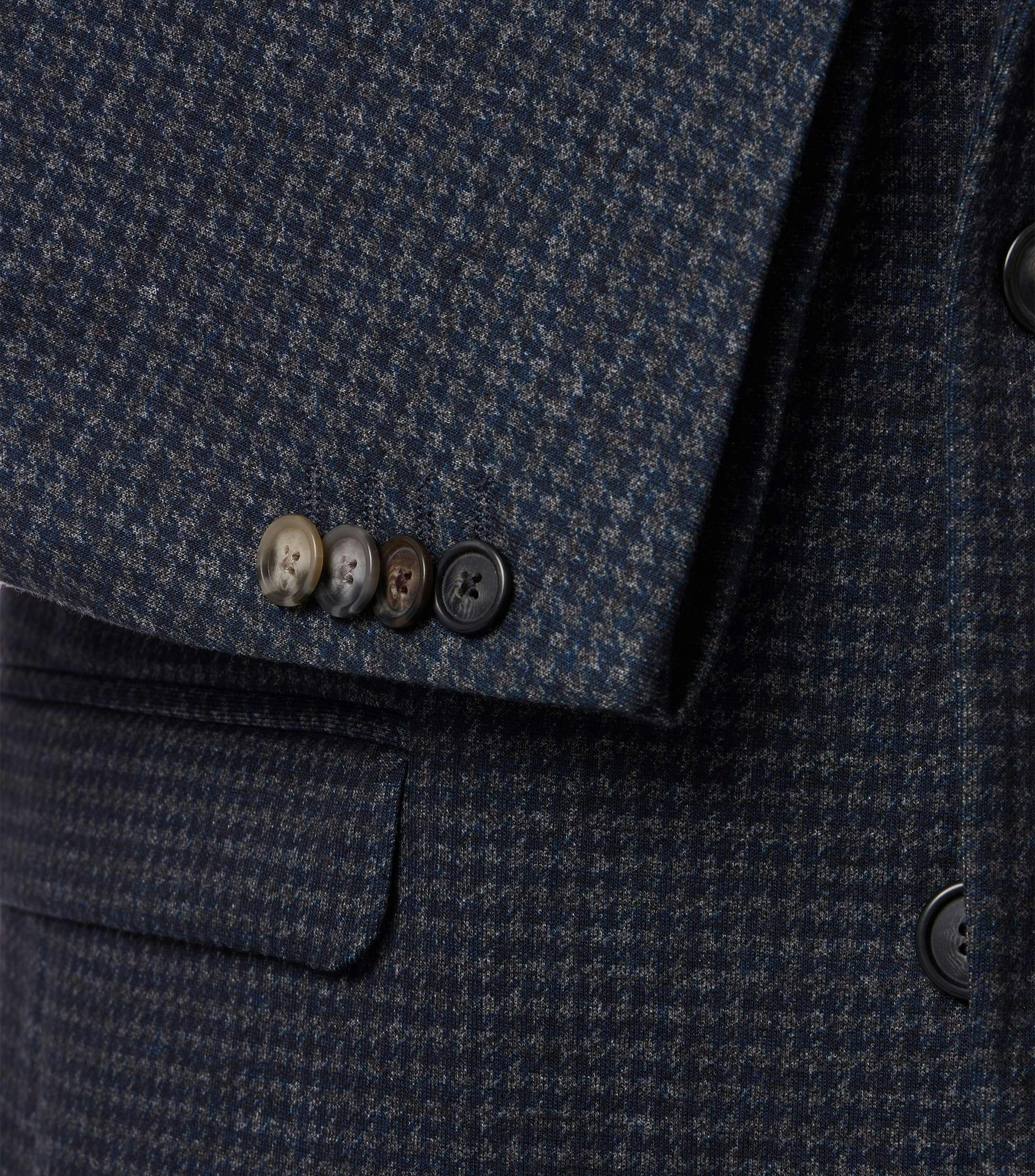 Ein Sakko im uni Muster in der Farbe Dunkelblau