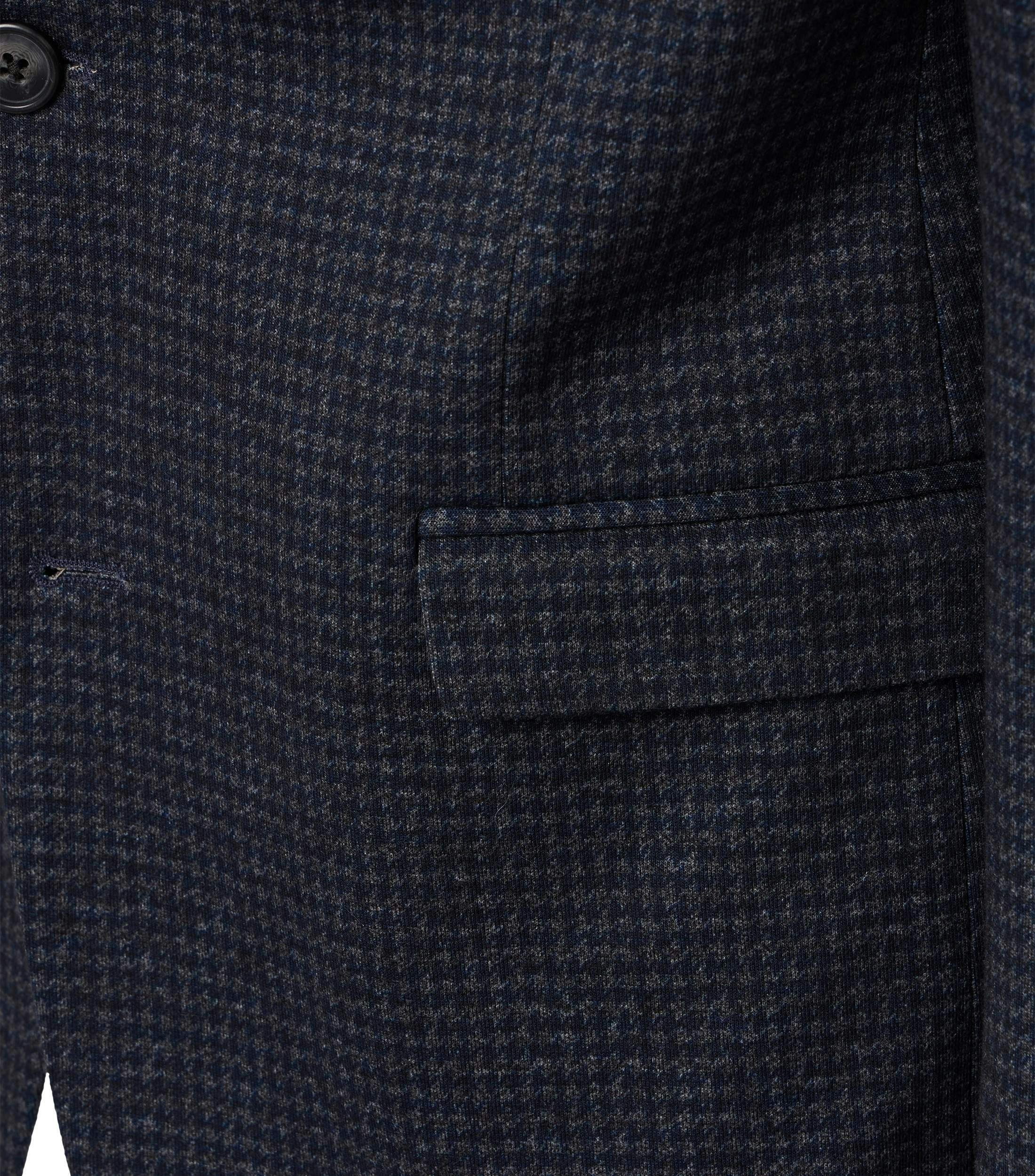 Ein Sakko im uni Muster in der Farbe Dunkelblau