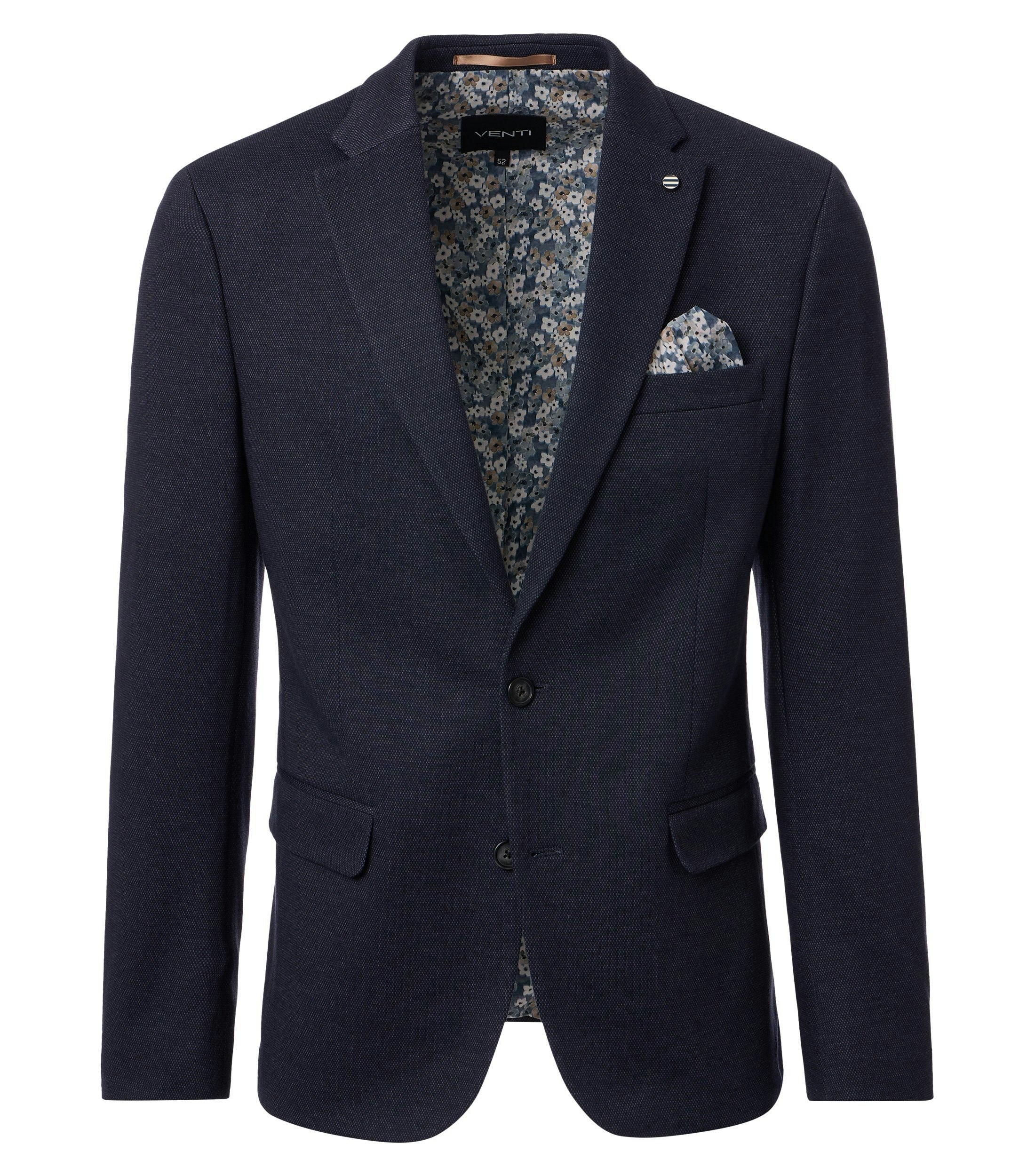 Ein Sakko im uni Muster in der Farbe Dunkelblau