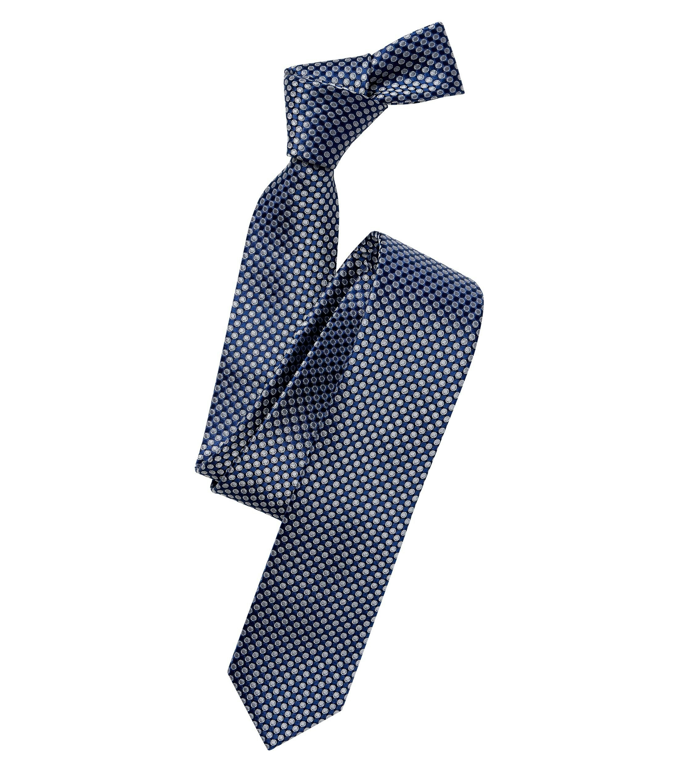 Eine Krawatte im Print Muster in der Farbe Grau