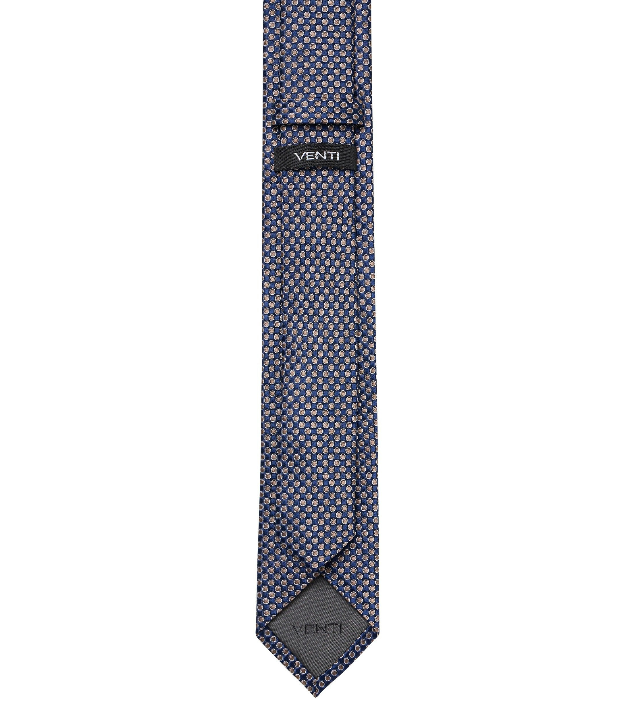 Eine Krawatte im Print Muster in der Farbe Braun