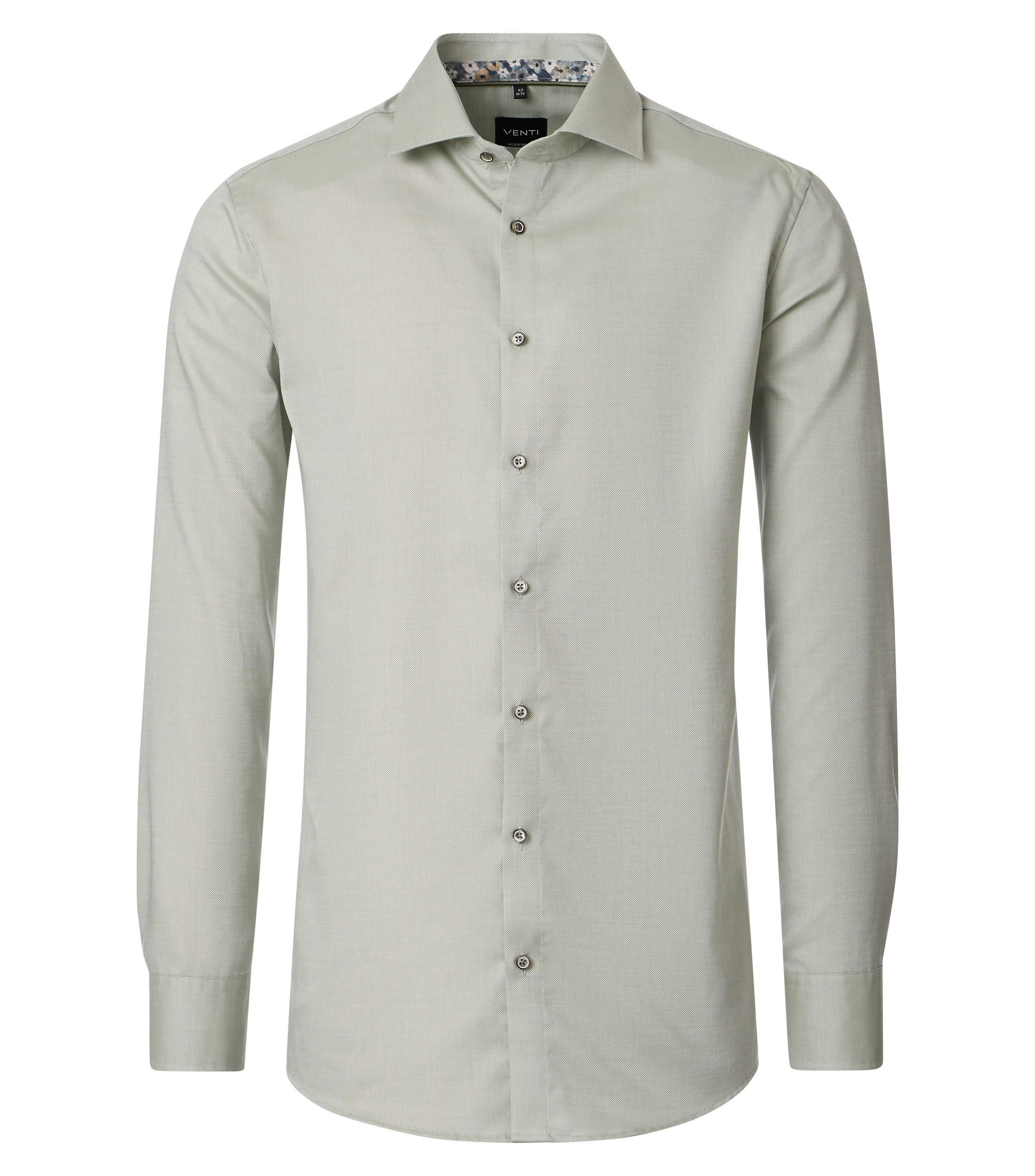 Ein Businesshemd im uni Muster in der Farbe Mint