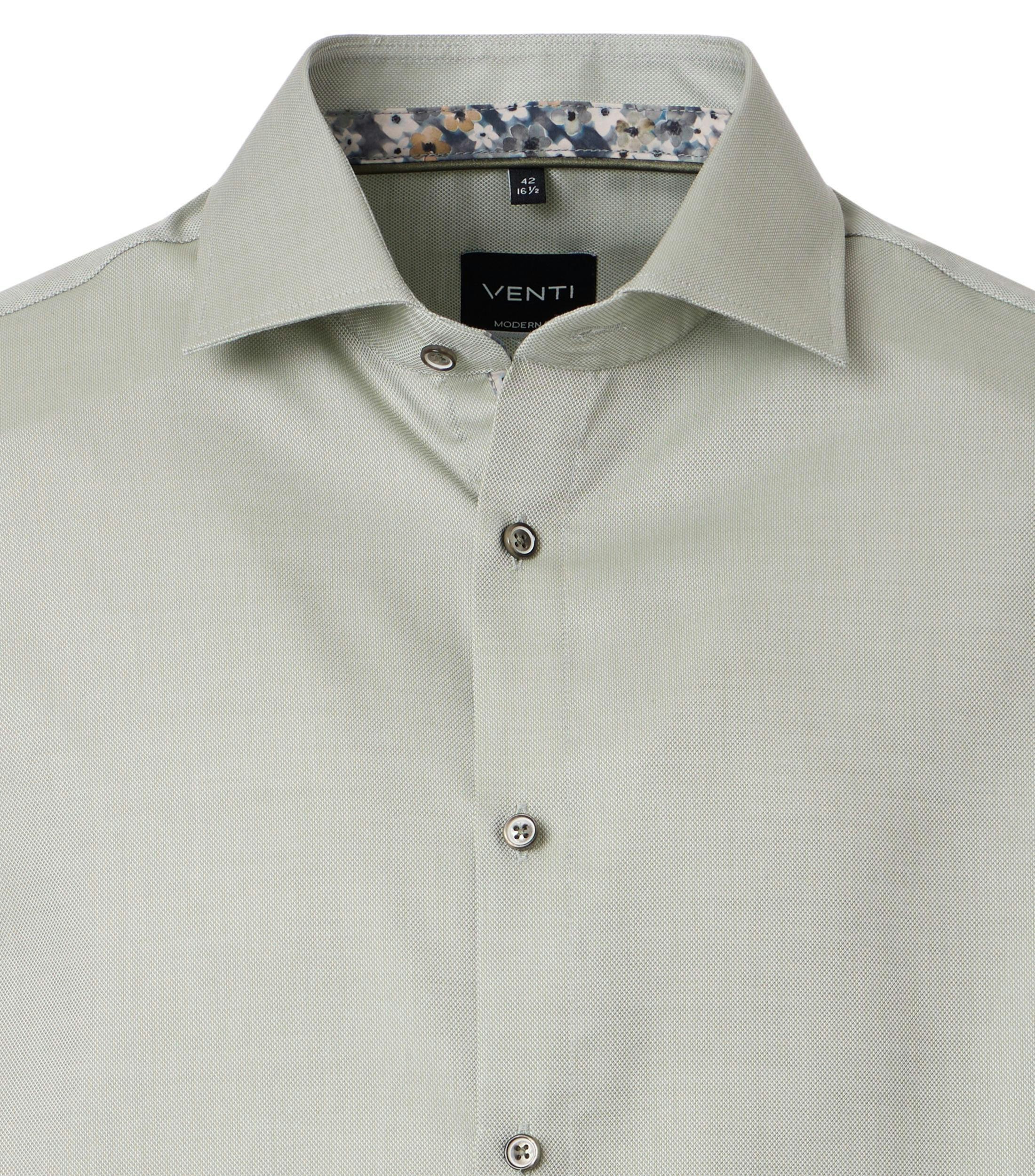 Ein Businesshemd im uni Muster in der Farbe Mint