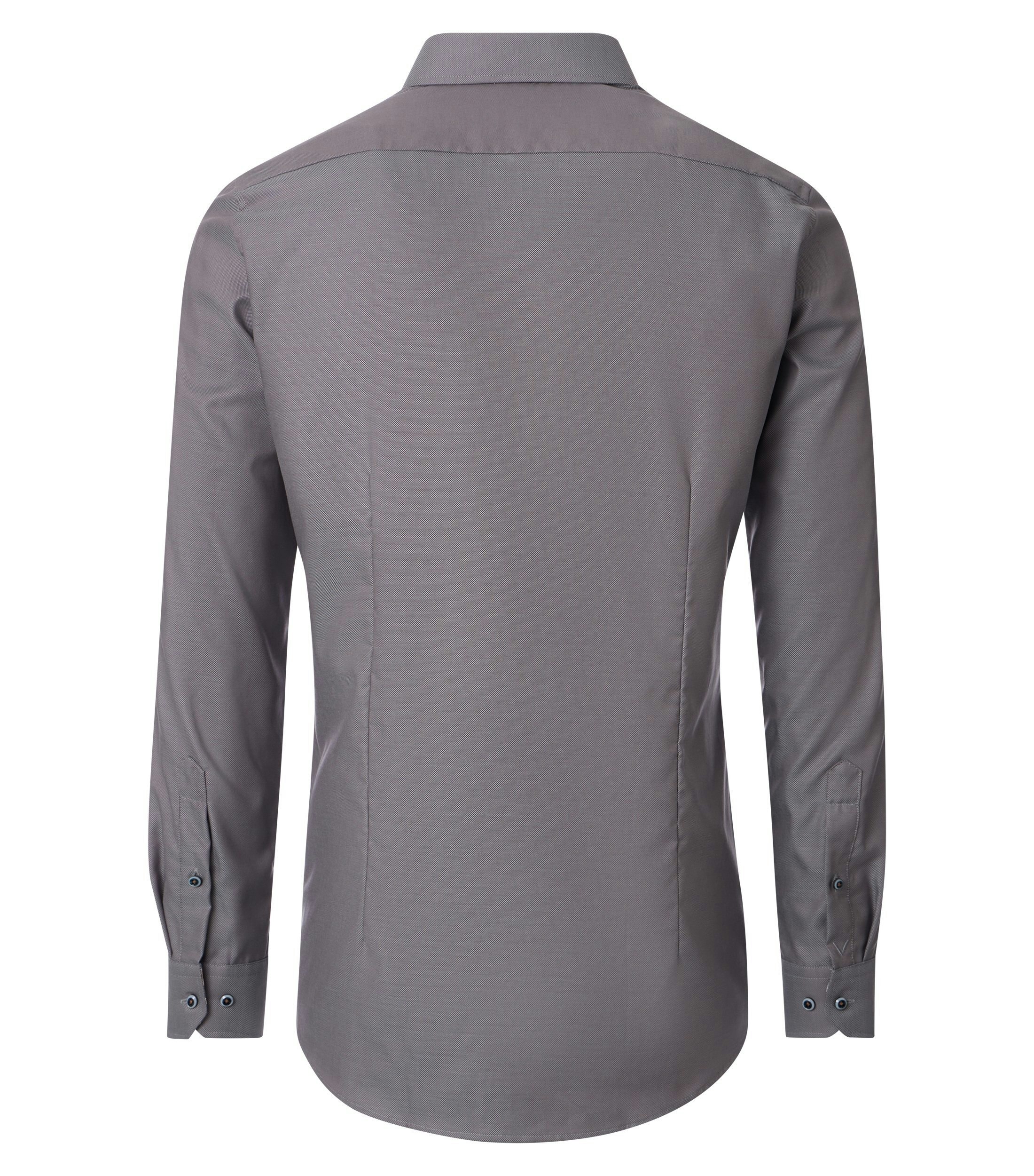 Ein Businesshemd im uni Muster in der Farbe Hellbraun