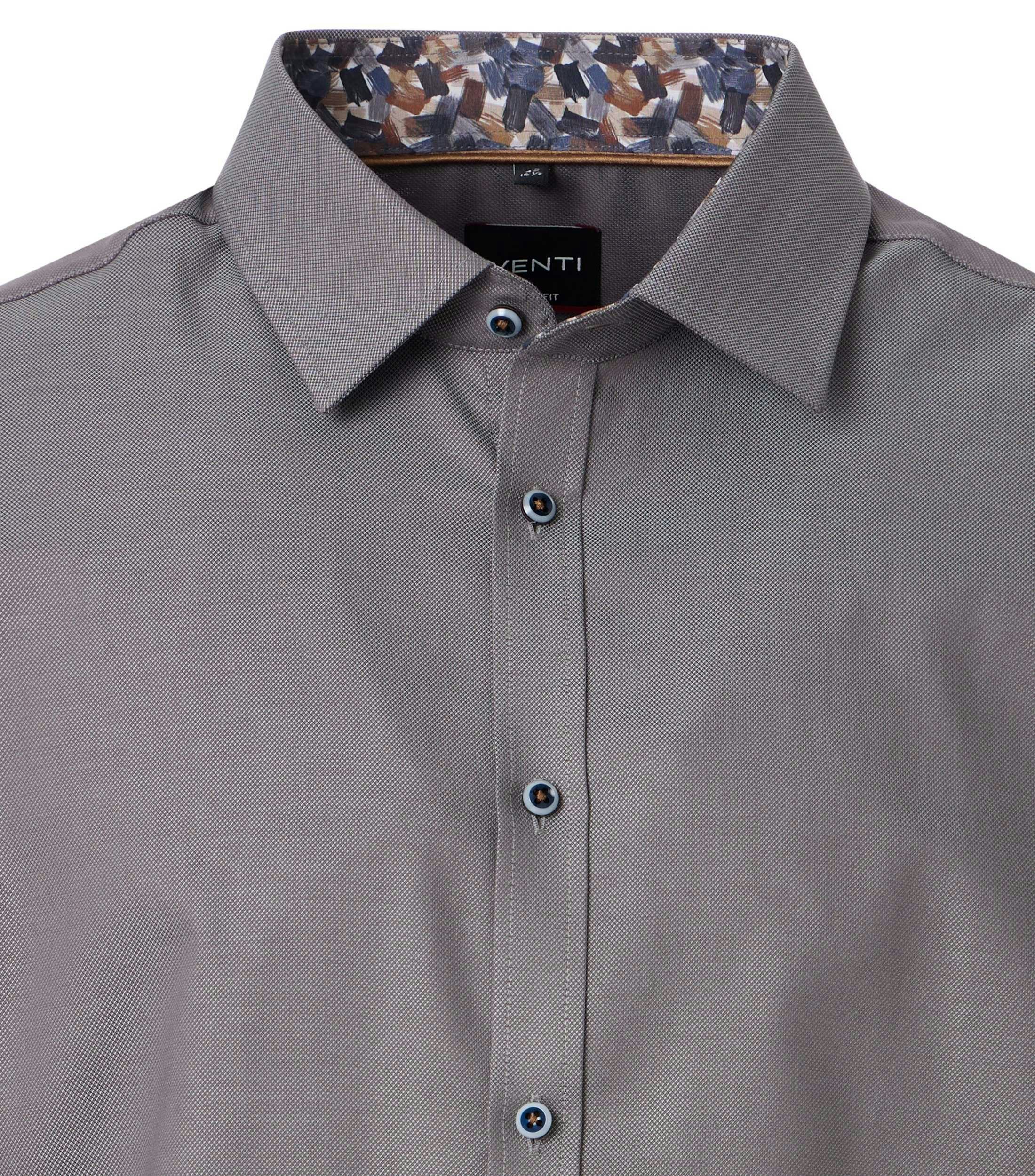 Ein Businesshemd im uni Muster in der Farbe Hellbraun