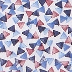 Ein Businesshemd im Print Muster in der Farbe Blau