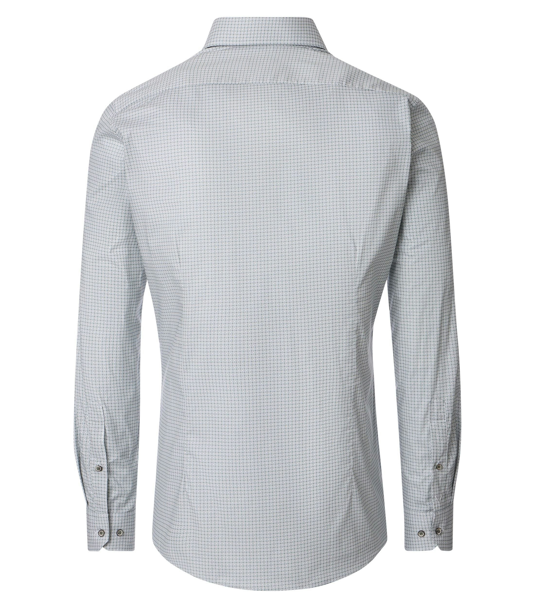 Ein Businesshemd im Print Muster in der Farbe Hellgrün