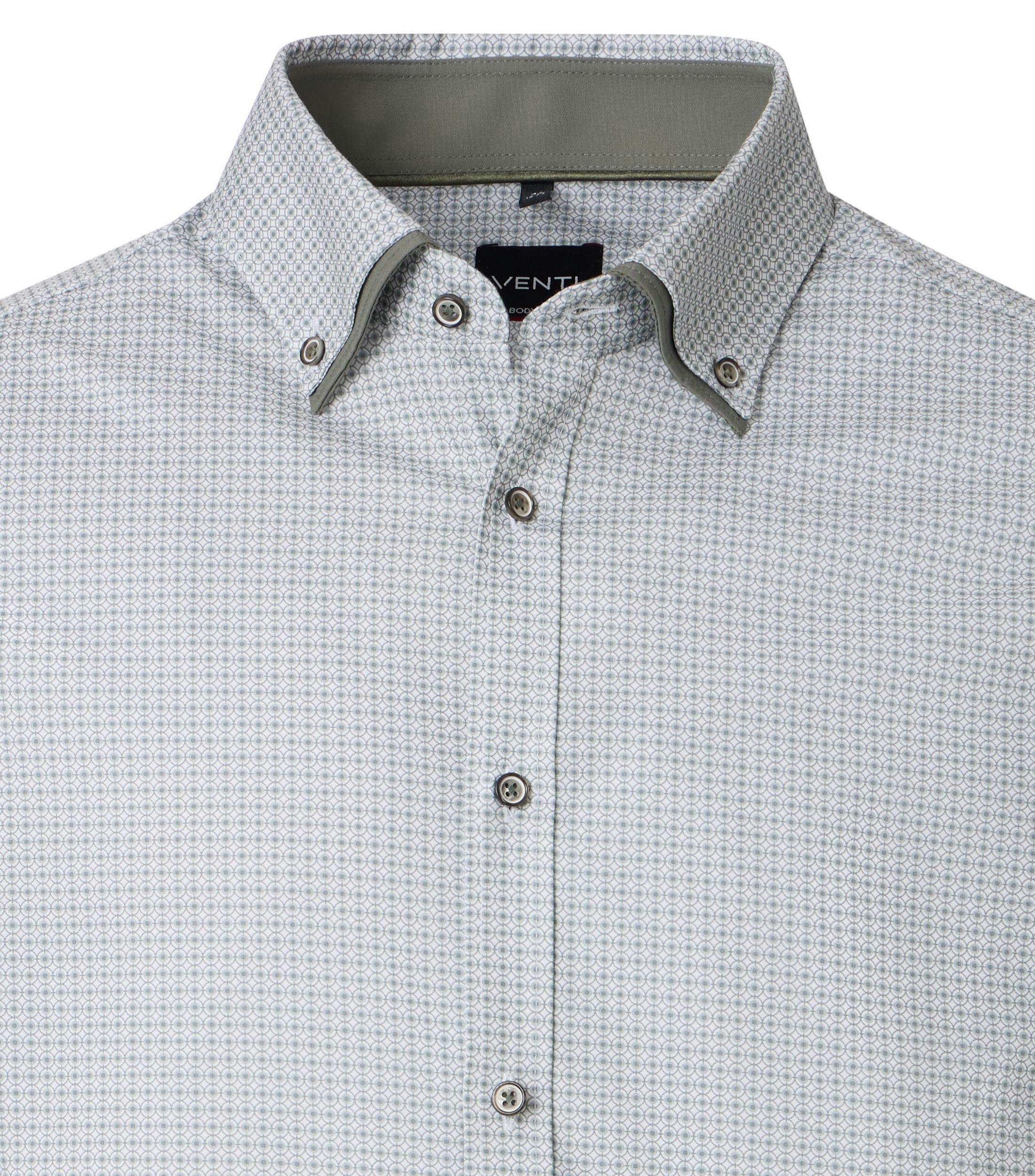 Ein Businesshemd im Print Muster in der Farbe Hellgrün