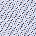 Ein Businesshemd im Print Muster in der Farbe Blau