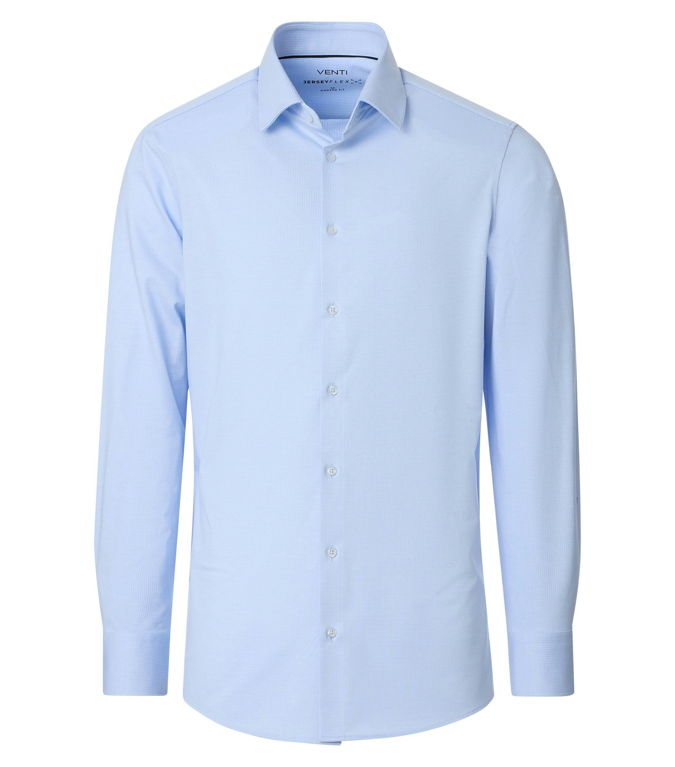 Ein Businesshemd im uni Muster in der Farbe Hellblau