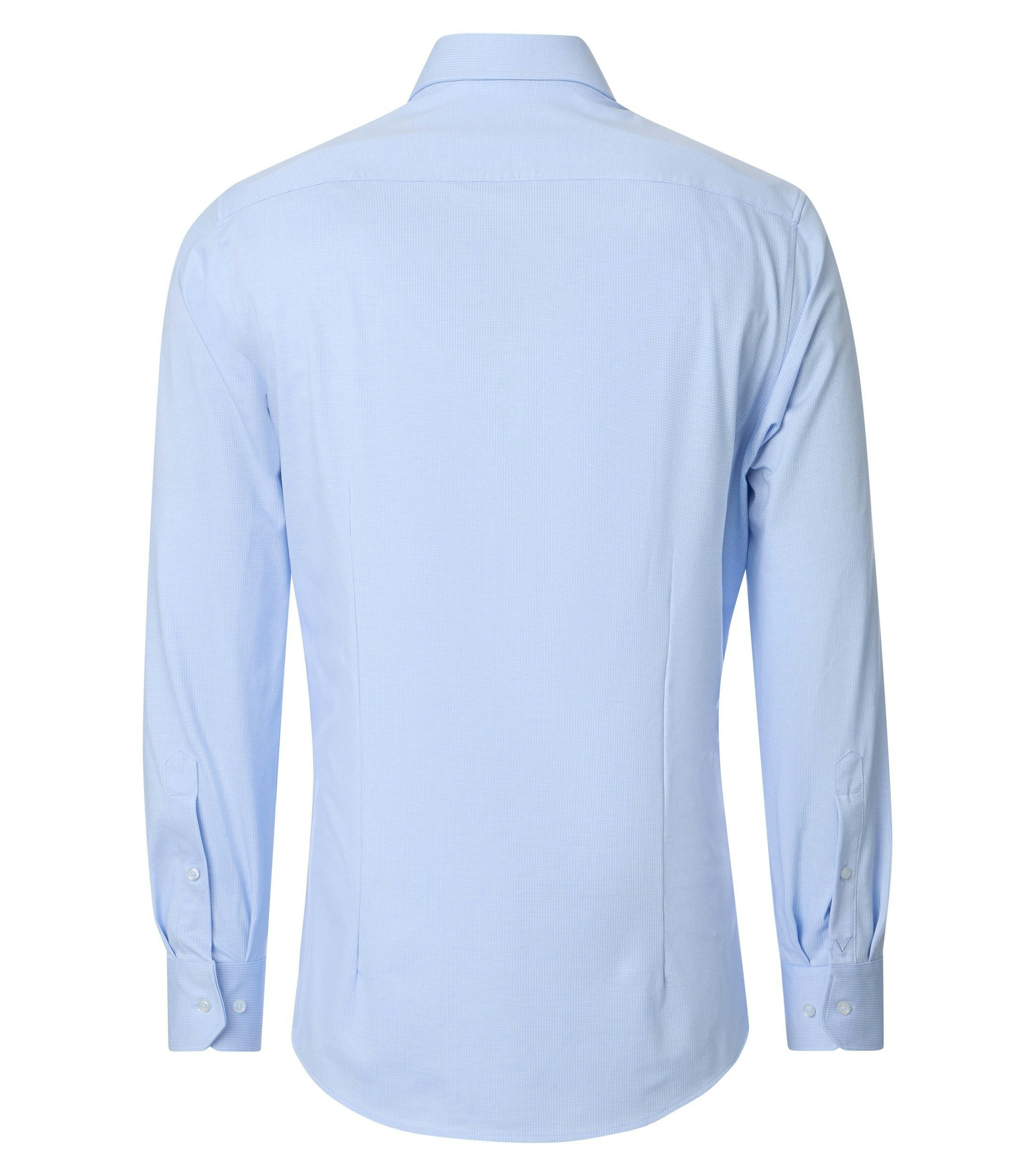 Ein Businesshemd im uni Muster in der Farbe Hellblau