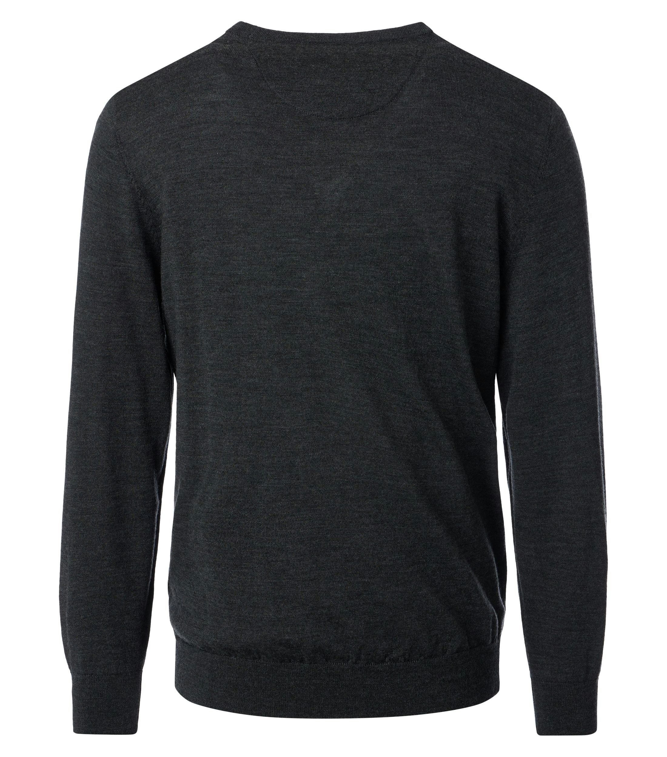 Ein Pullover im uni Muster in der Farbe Dunkelgrau