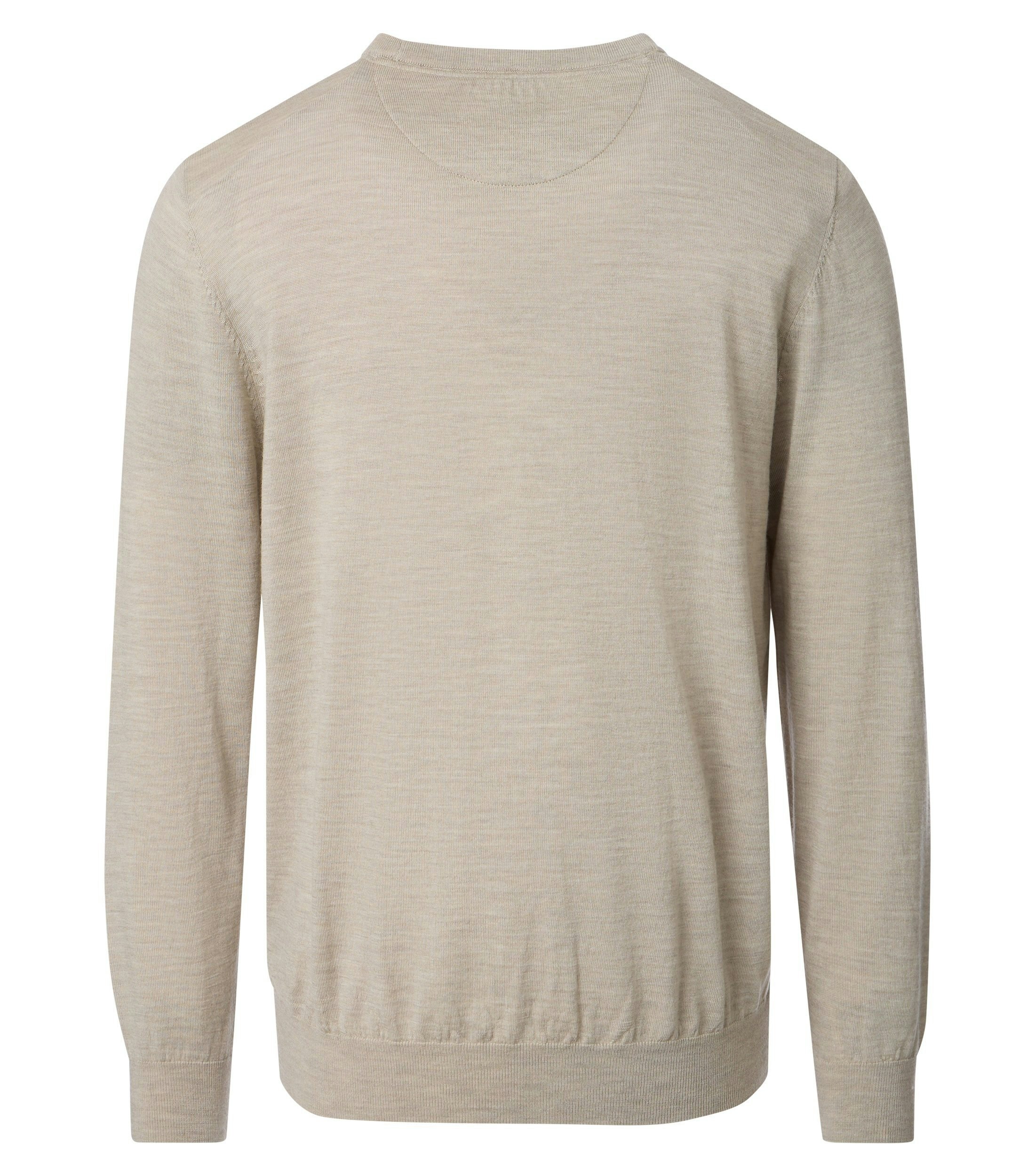 Ein Pullover im uni Muster in der Farbe Beige