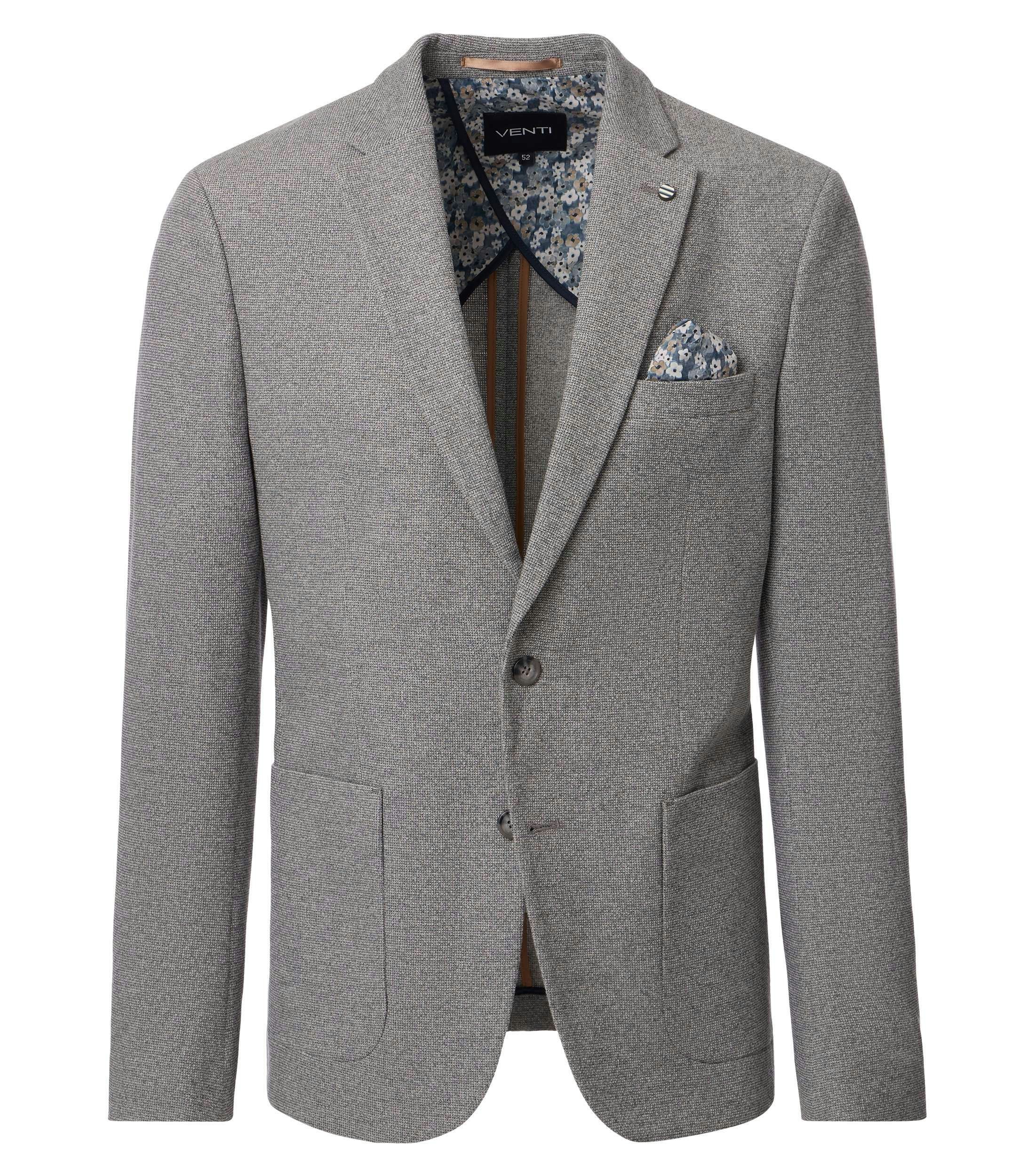 Ein Sakko im uni Muster in der Farbe Grau