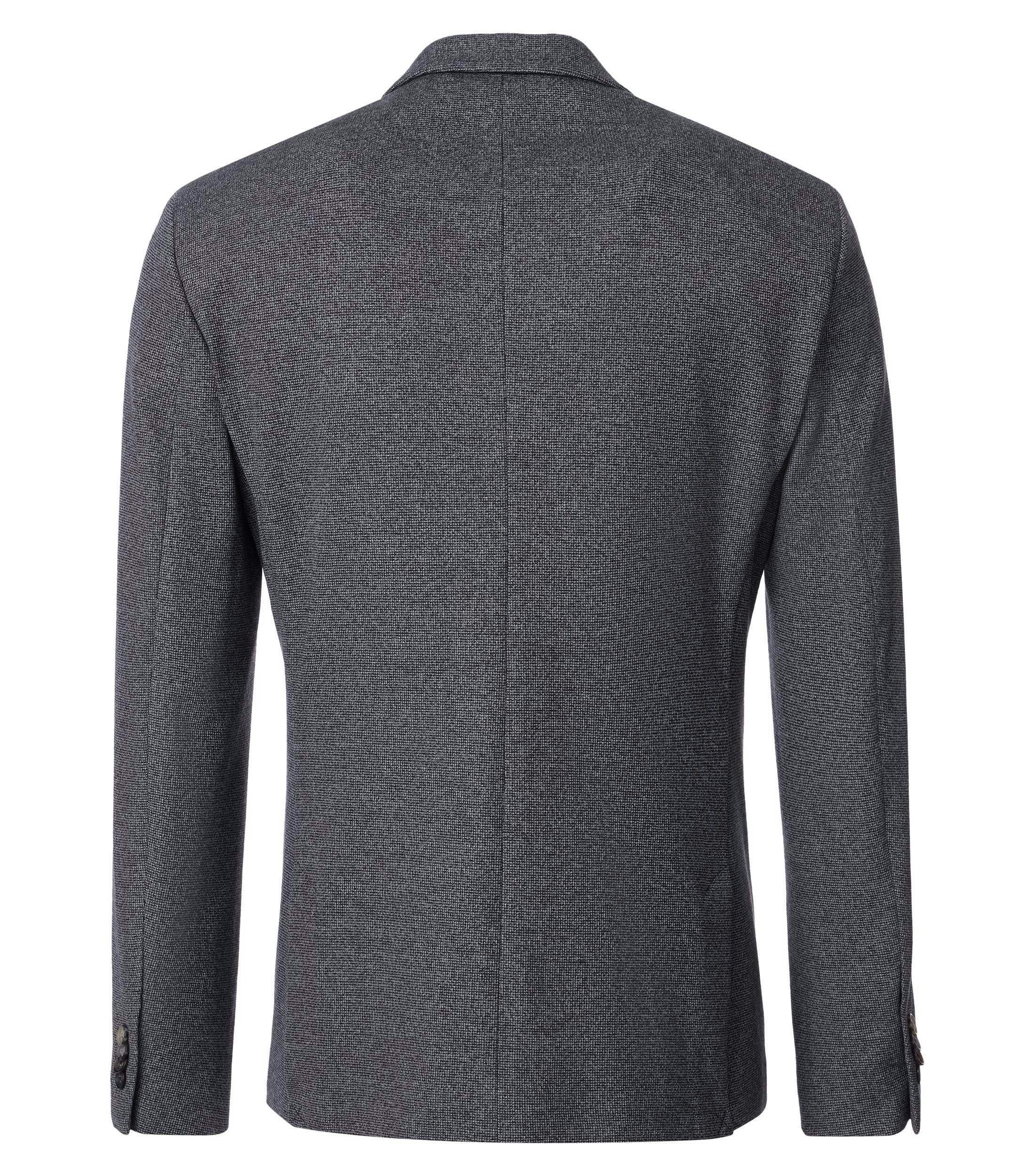 Ein Sakko im uni Muster in der Farbe Blau