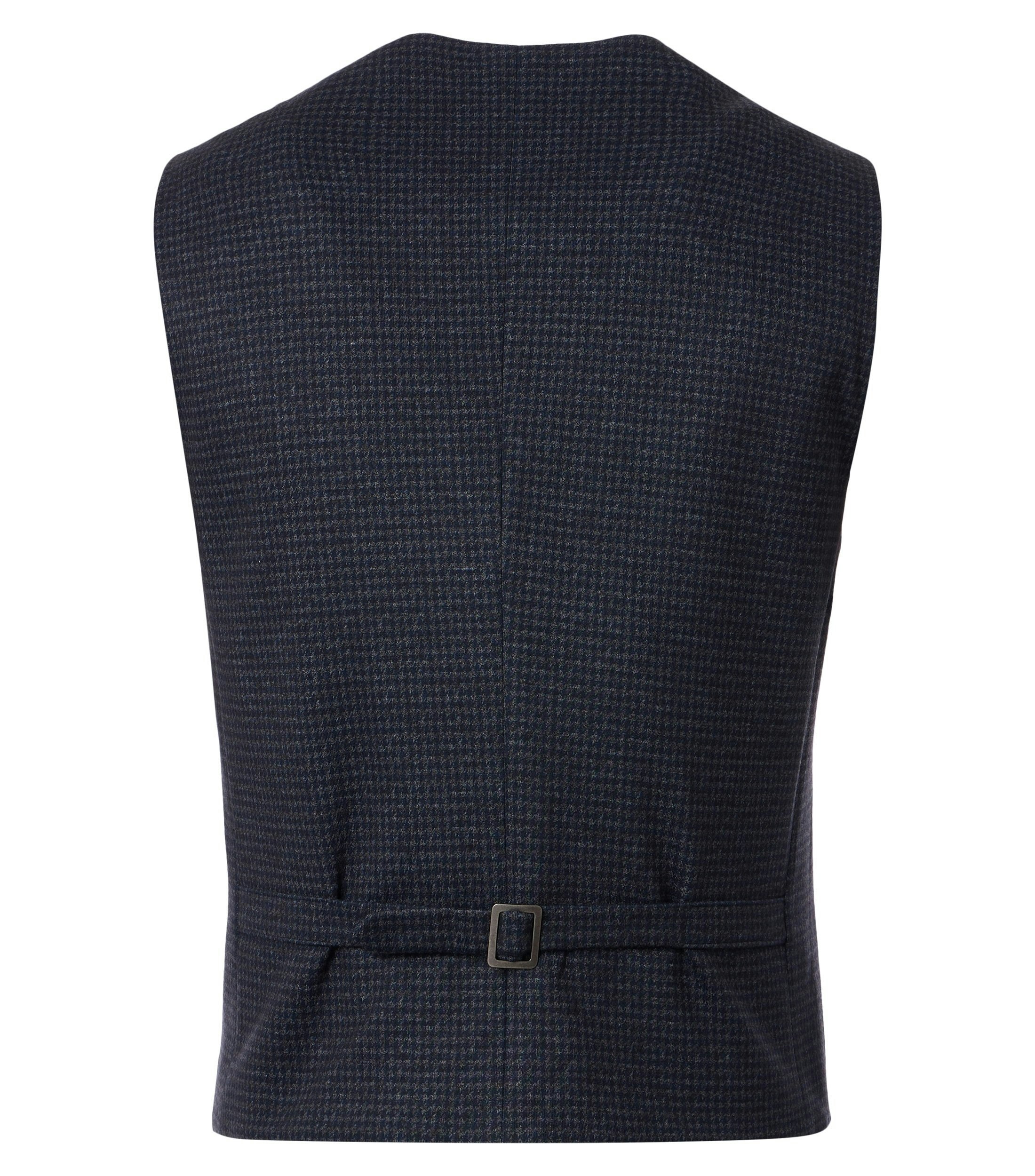 Eine Weste im uni Muster in der Farbe Dunkelblau