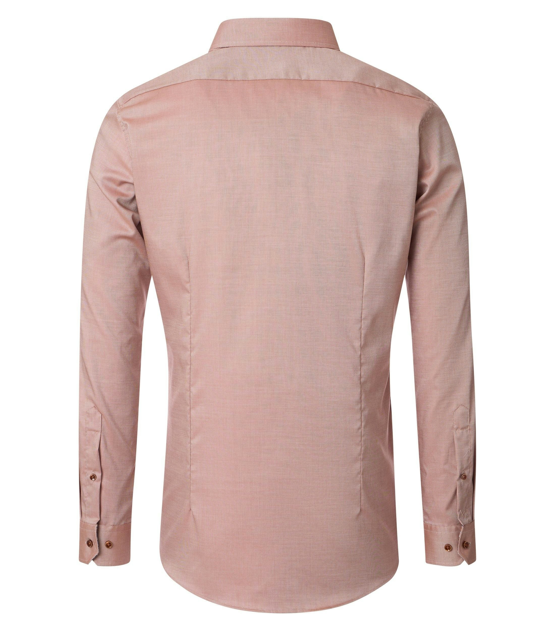 Ein Businesshemd im uni Muster in der Farbe Orange