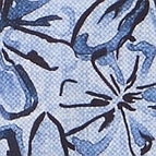 Ein Businesshemd im Print Muster in der Farbe Blau