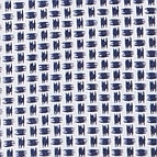 Ein Businesshemd im Print Muster in der Farbe Blau