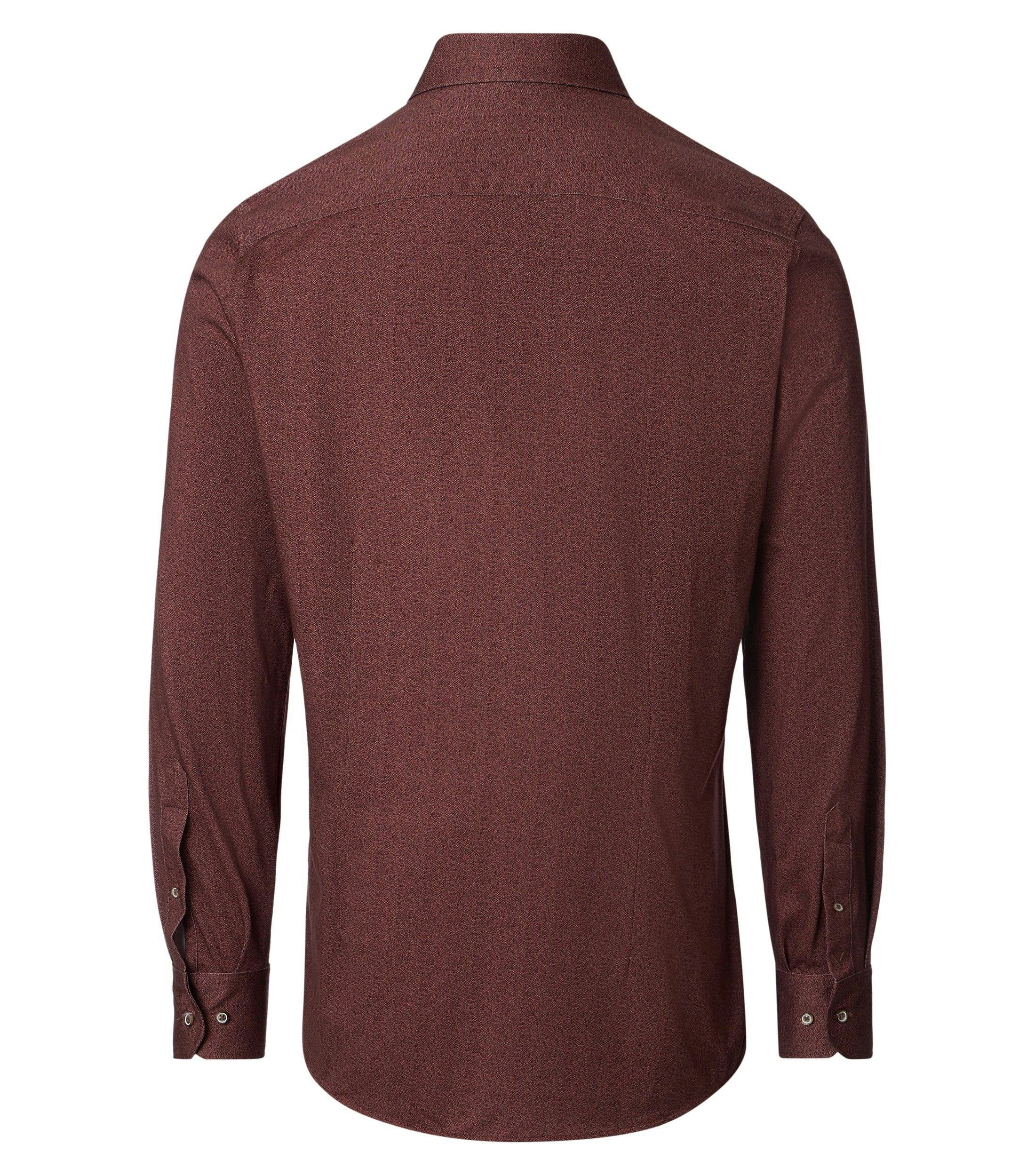 Ein Businesshemd im Print Muster in der Farbe Orange